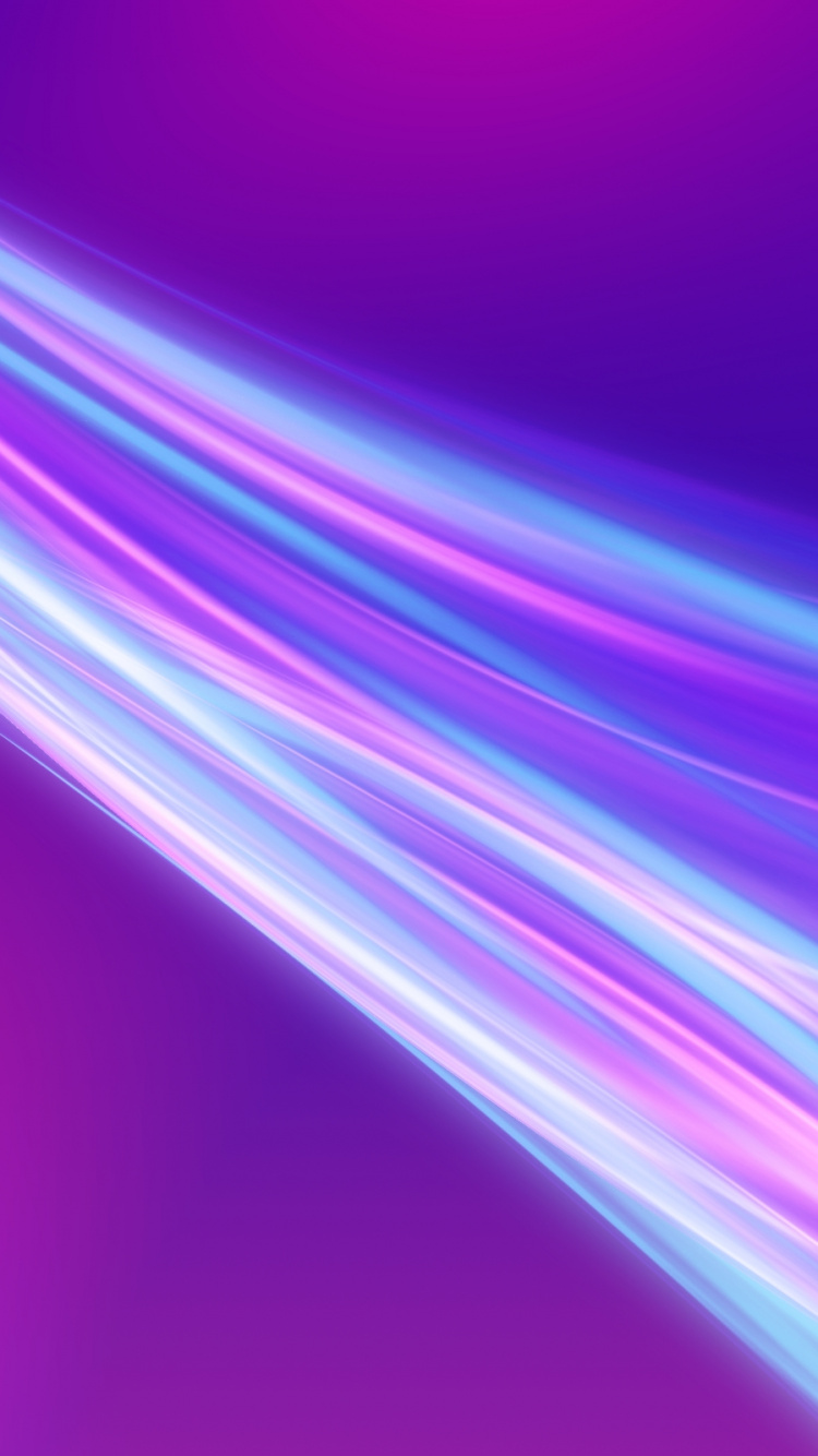Purple and Yellow Light Illustration. Wallpaper in 750x1334 Resolution