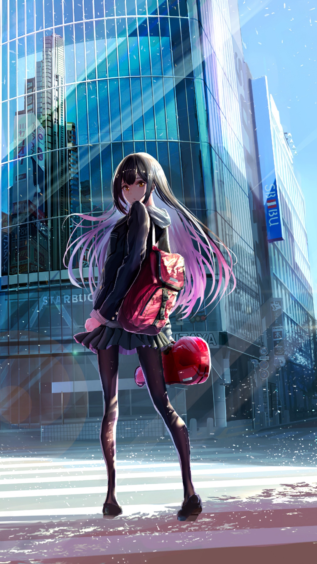 Anime, Cartoon, Light, Building, Fashion. Wallpaper in 1080x1920 Resolution