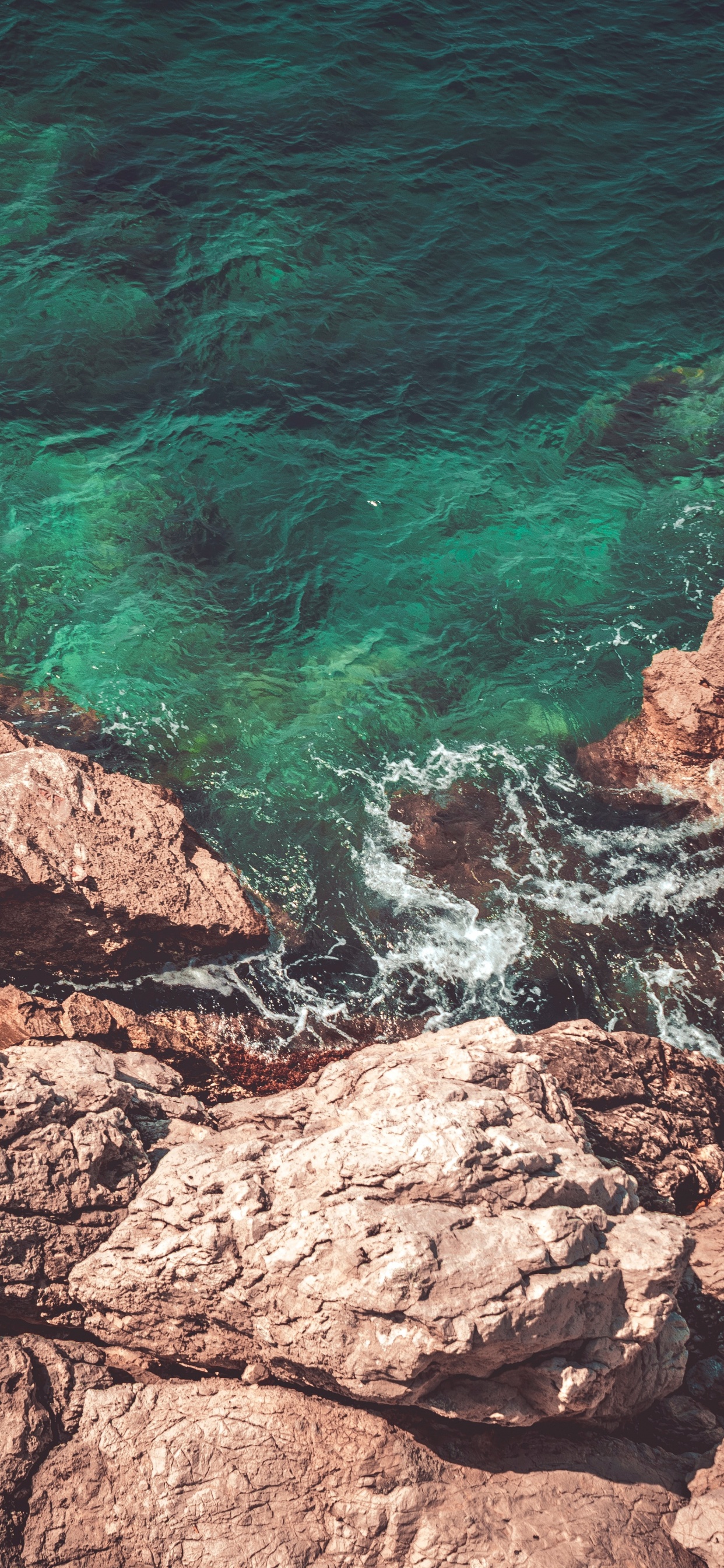 Geología, Klippe, Turquesa, Azure, Costa. Wallpaper in 1242x2688 Resolution