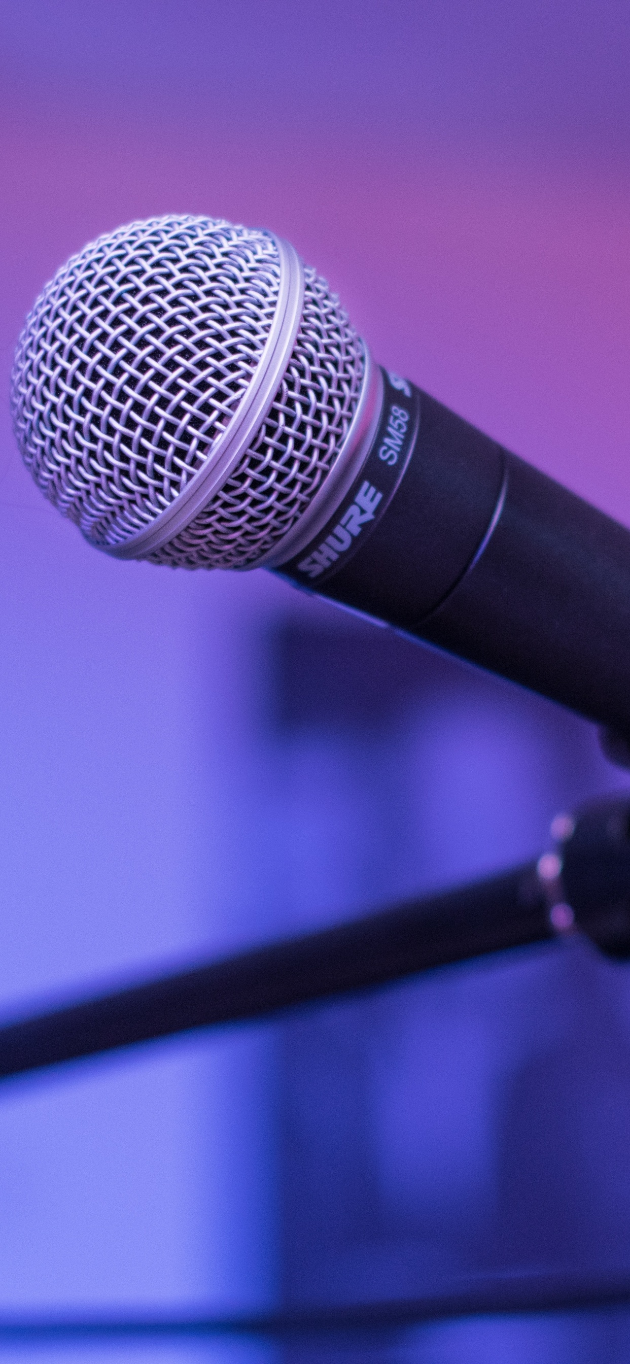Micrófono, Estudio de Grabación, Soporte de Micrófono, Equipo de Audio, Dispositivo Electrónico. Wallpaper in 1242x2688 Resolution