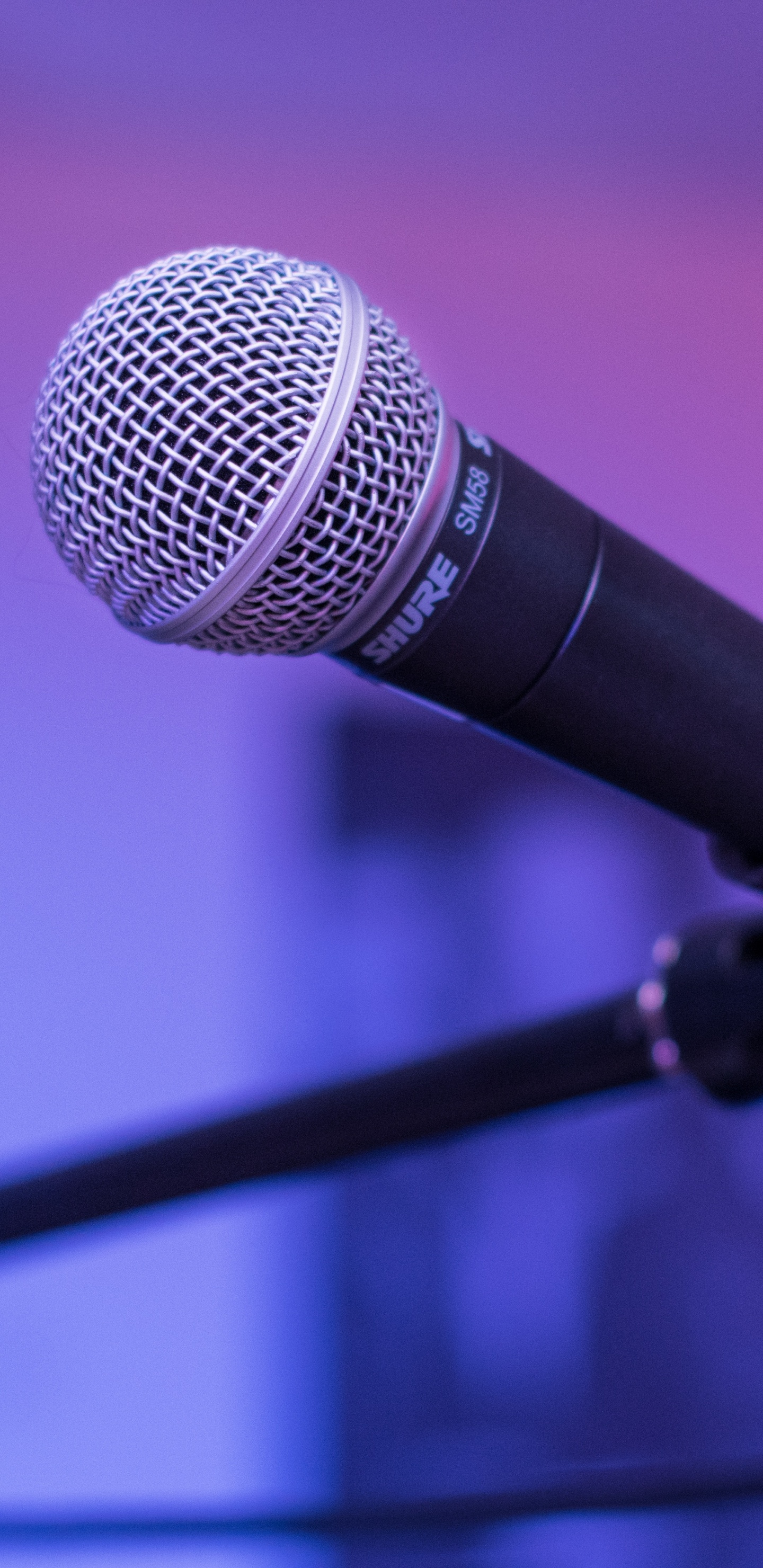 Micrófono, Estudio de Grabación, Soporte de Micrófono, Equipo de Audio, Dispositivo Electrónico. Wallpaper in 1440x2960 Resolution
