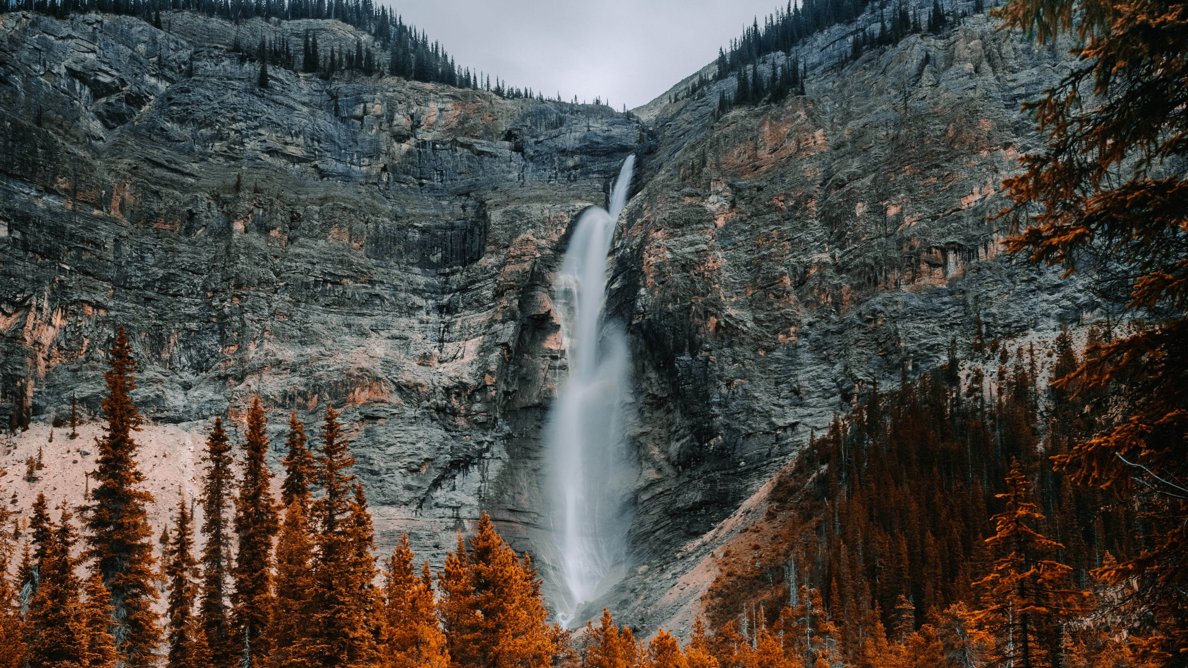 Wasserfall, Natur, Naturlandschaft, Wasser, Wildnis. Wallpaper in 3840x2160 Resolution