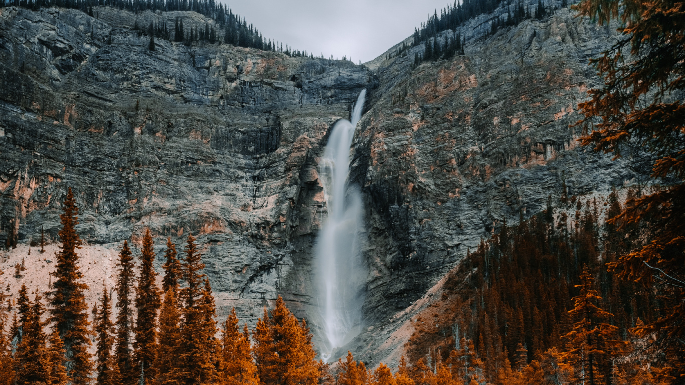 Cascada, Naturaleza, Paisaje Natural, Agua, Desierto. Wallpaper in 1366x768 Resolution