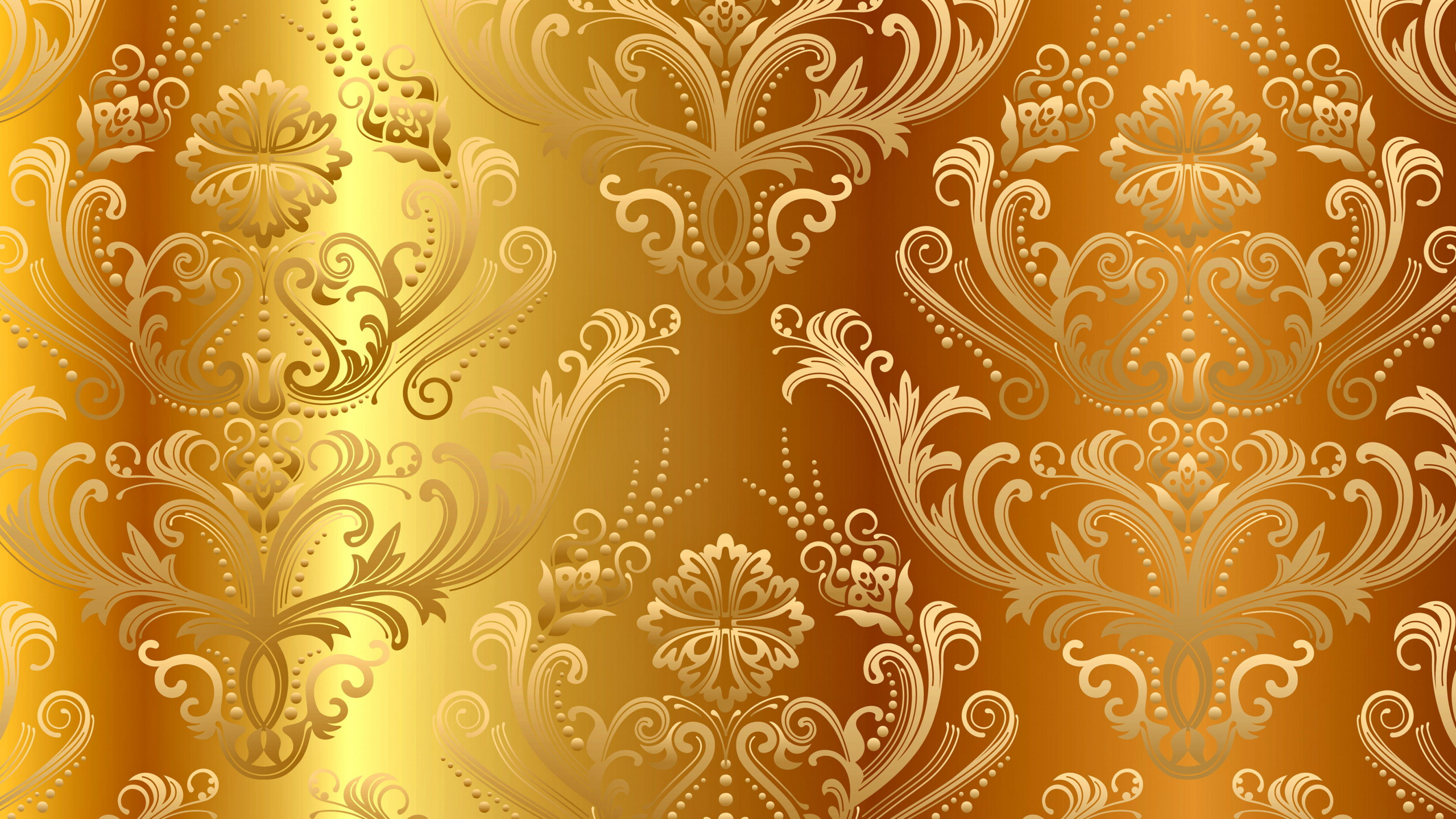 Textile Floral Blanc et Marron. Wallpaper in 2560x1440 Resolution
