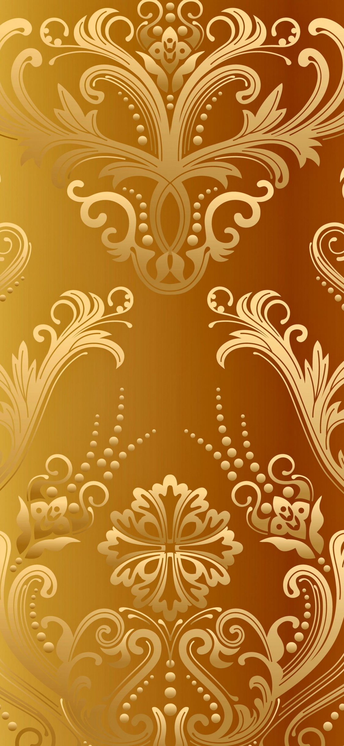 Textil Floral Blanco y Marrón. Wallpaper in 1125x2436 Resolution