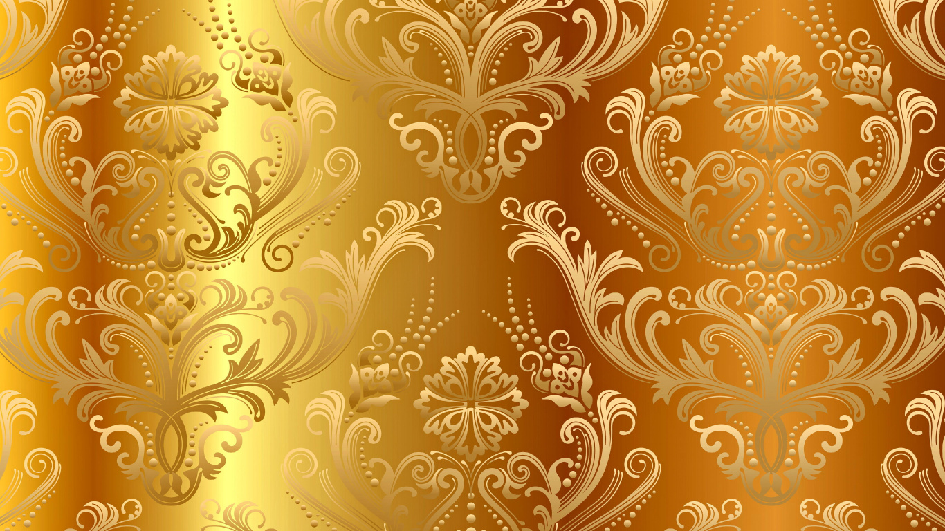 White and Brown Floral Textile. Wallpaper in 1366x768 Resolution