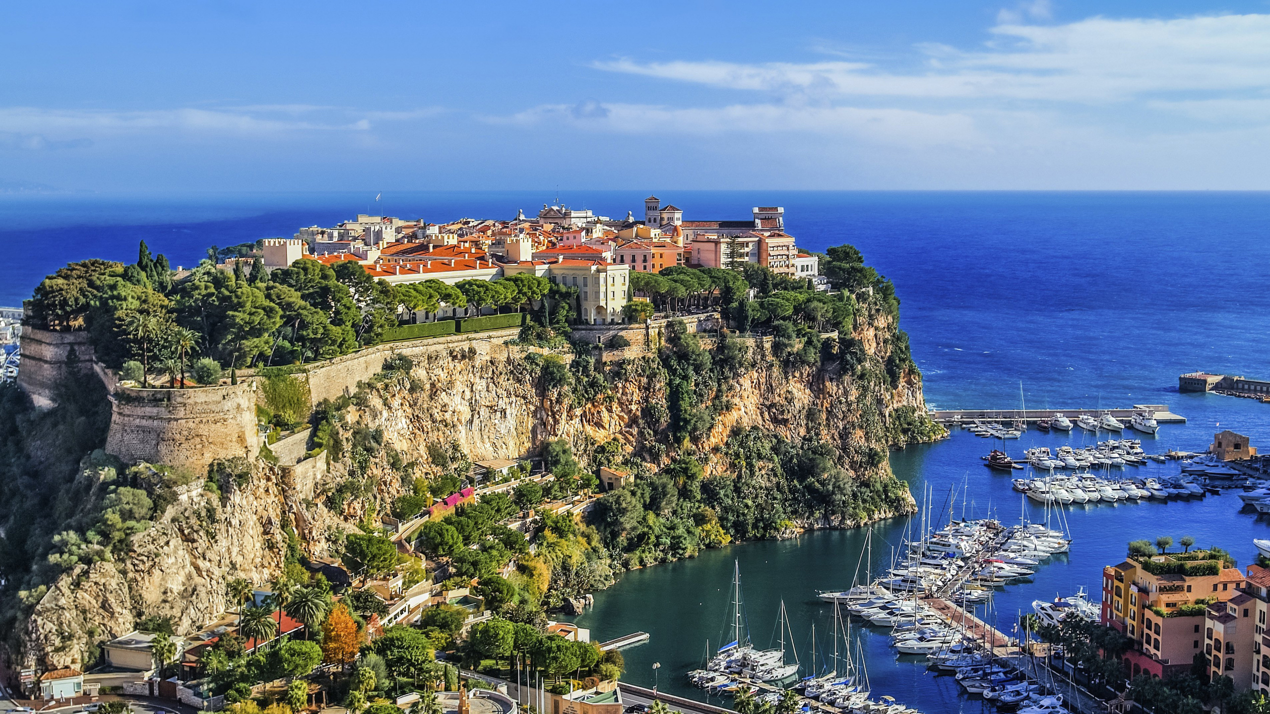 Aerial View of City Buildings Near Body of Water During Daytime. Wallpaper in 2560x1440 Resolution