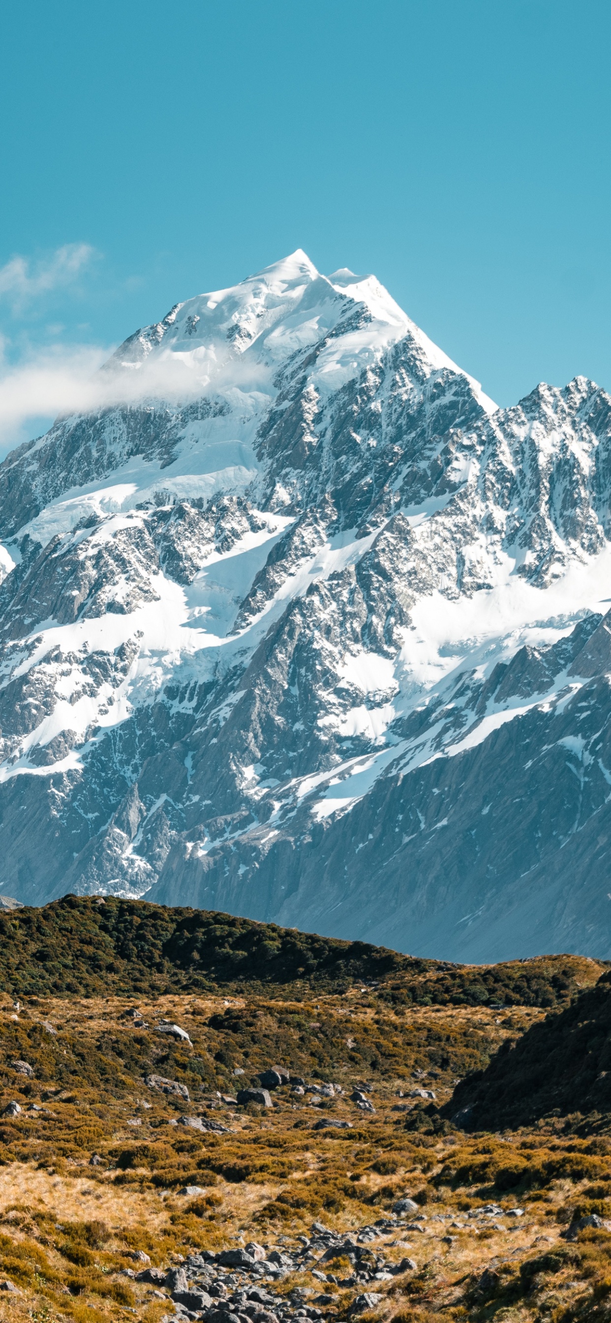 Aoraki-Mount-Cook-Nationalpark, Mount Everest, Aoraki Mount Cook, Denali, Nationalpark. Wallpaper in 1242x2688 Resolution