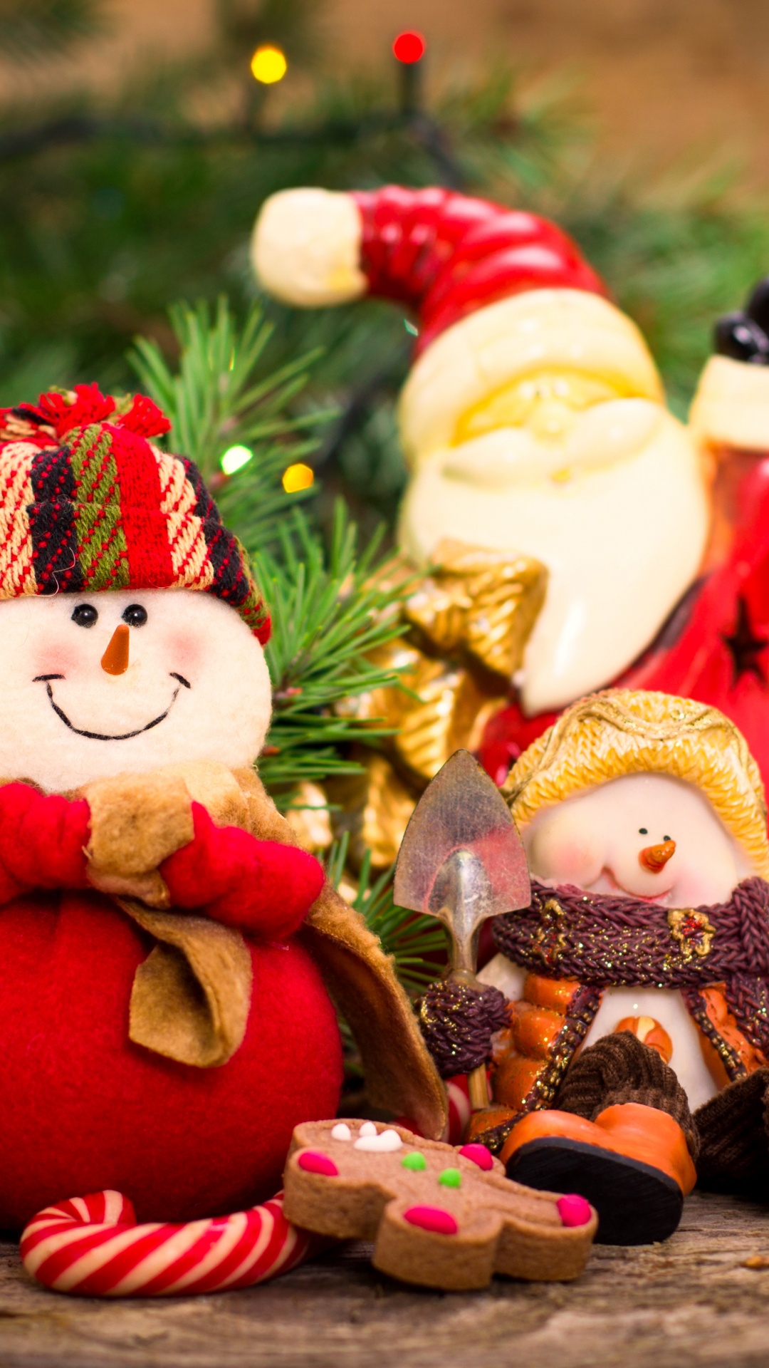 Christmas Day, Santa Claus, Christmas, Christmas Tree, Christmas Ornament. Wallpaper in 1080x1920 Resolution