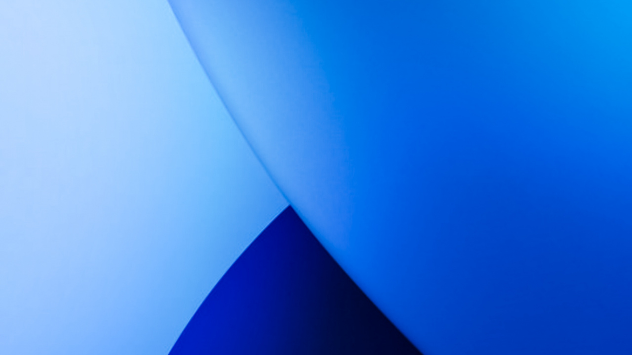 Bleu de Cobalt, Blue, Azure, Pente, Triangle. Wallpaper in 1280x720 Resolution