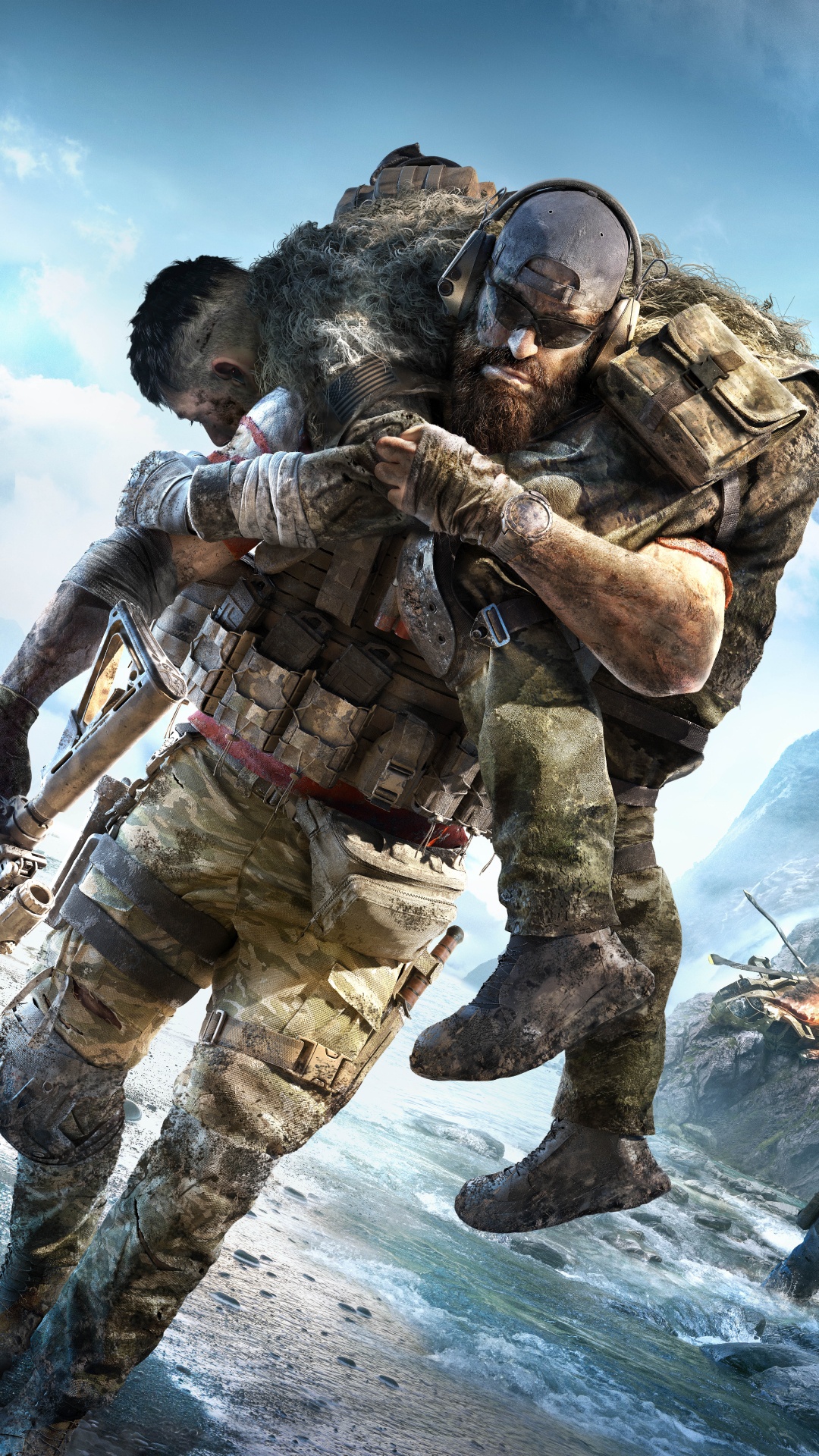 Tom Clancys Ghost Recon Punto De Interrupción, Tom Clancys Ghost Recon Wildlands, Ubisoft, Shooter Táctico, Juego de Disparos. Wallpaper in 1080x1920 Resolution