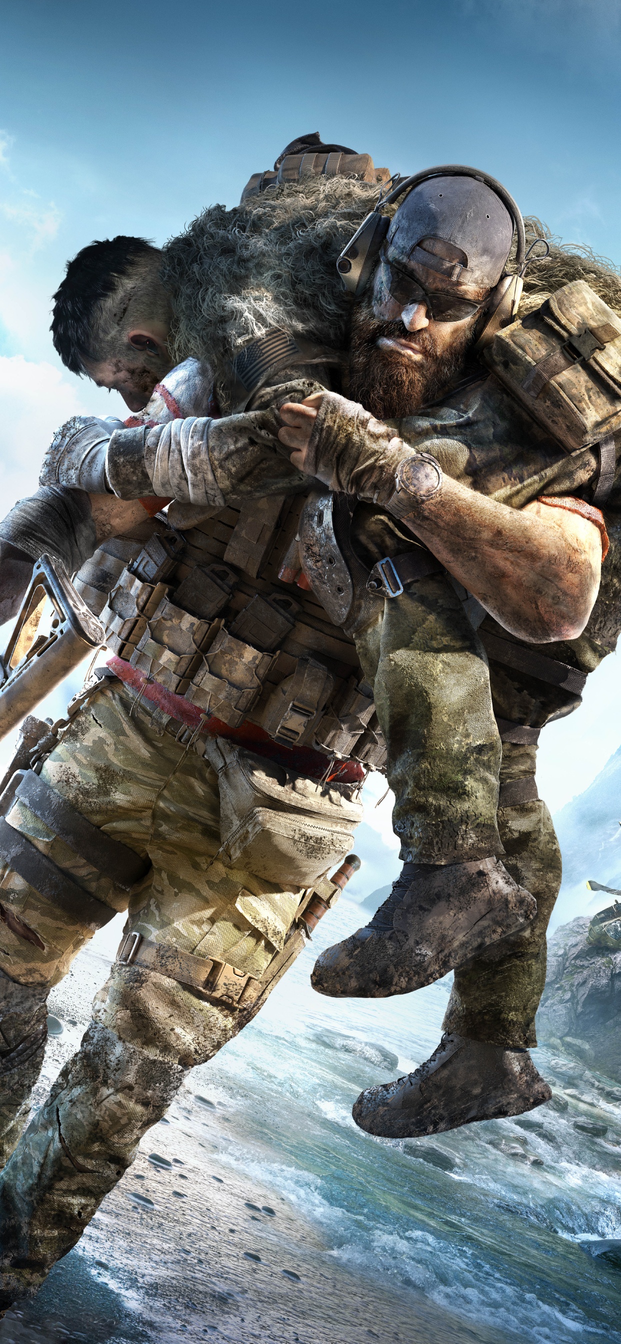 Tom Clancys Ghost Recon Punto De Interrupción, Tom Clancys Ghost Recon Wildlands, Ubisoft, Shooter Táctico, Juego de Disparos. Wallpaper in 1242x2688 Resolution