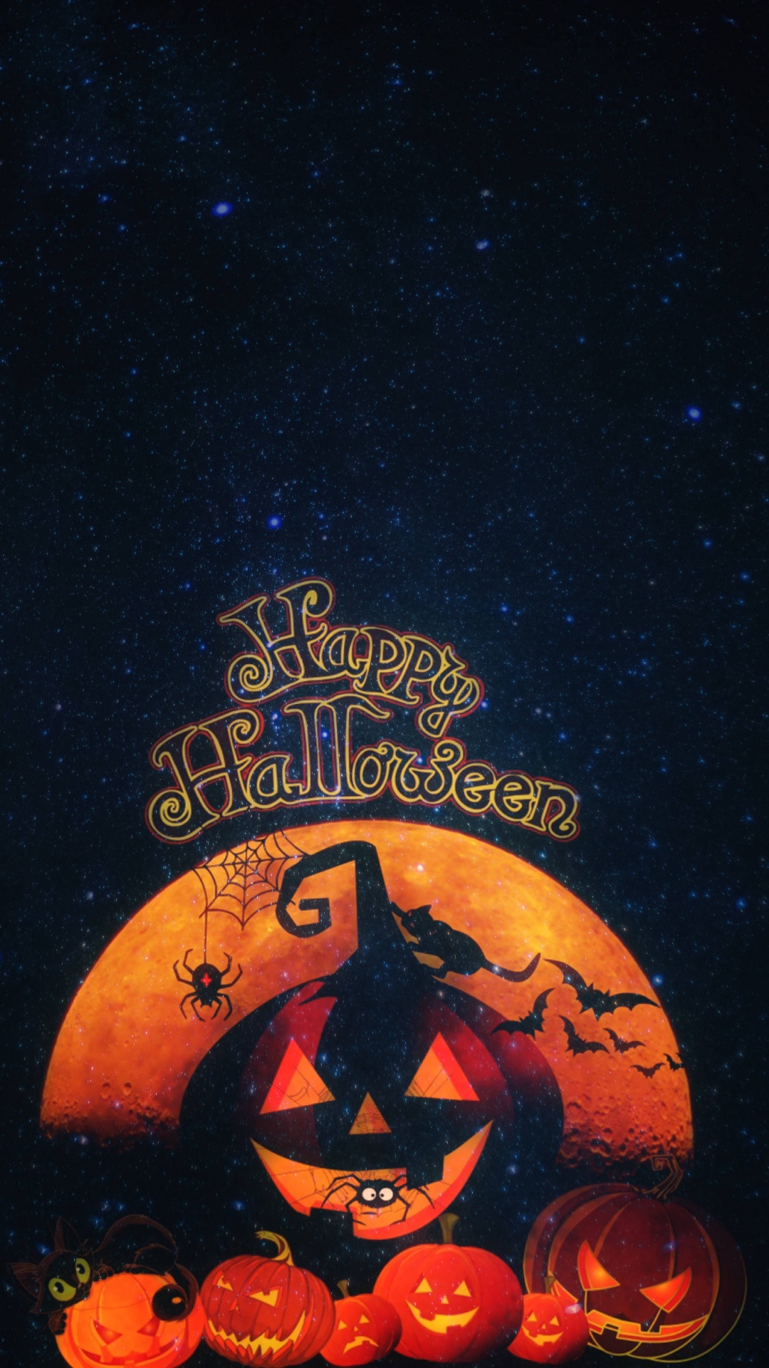Halloween, T-shirt, Art, Objet Astronomique, Calabaza. Wallpaper in 1080x1920 Resolution