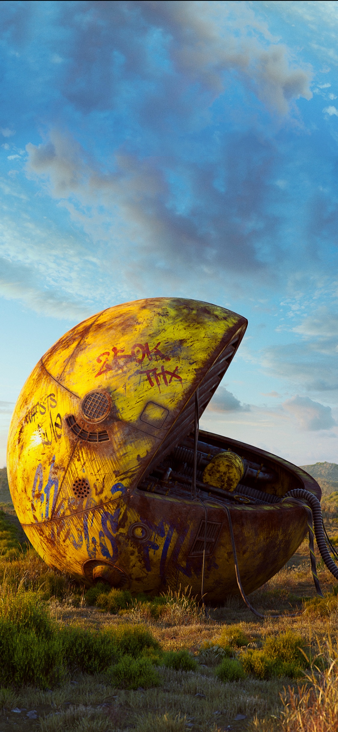 Filip Hodas Cultura Pop Distopía, Cultura Popular, Distopía, Cultura, Arte. Wallpaper in 1125x2436 Resolution