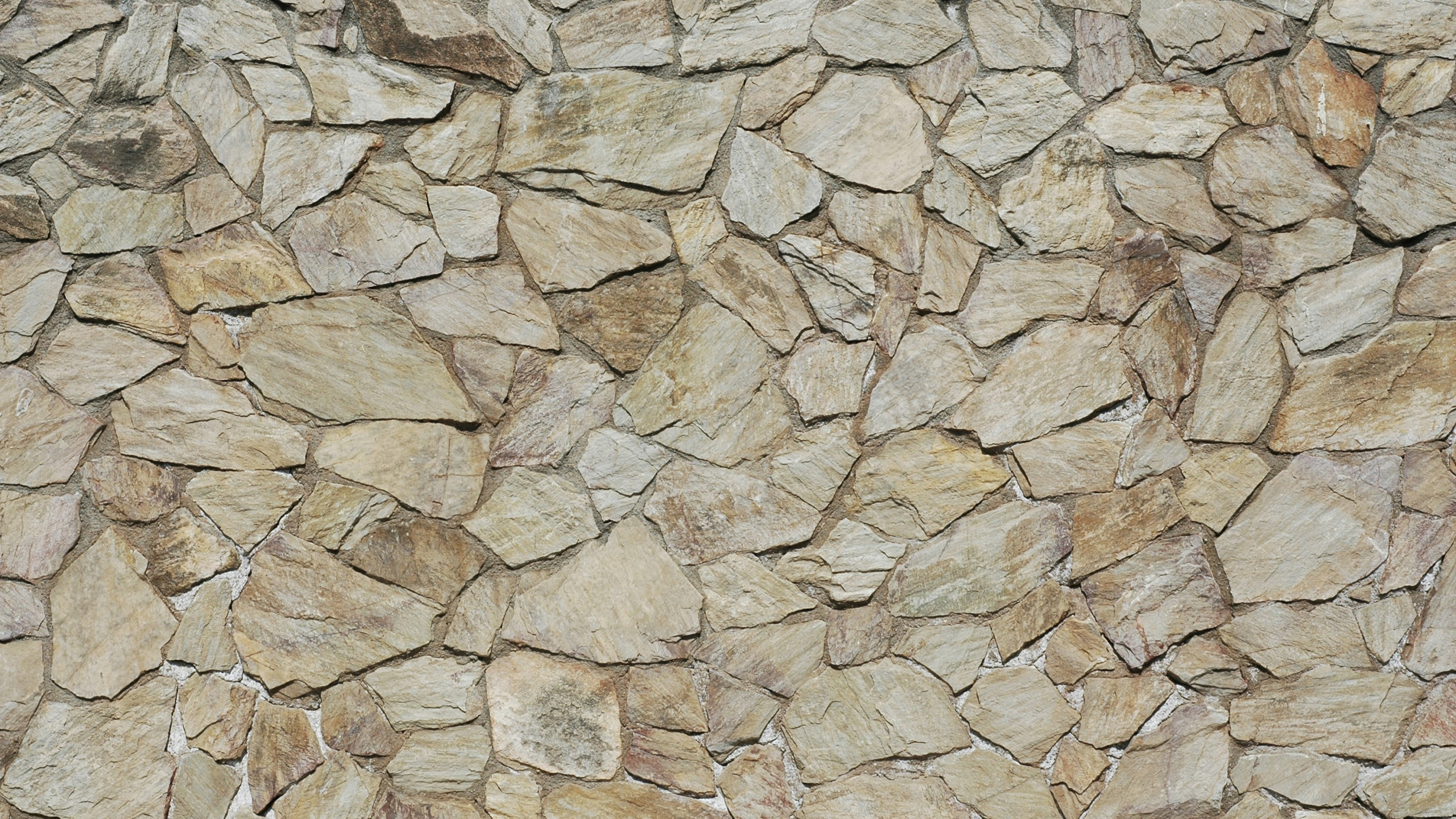 Mur de Pierre Marron et Gris. Wallpaper in 2560x1440 Resolution
