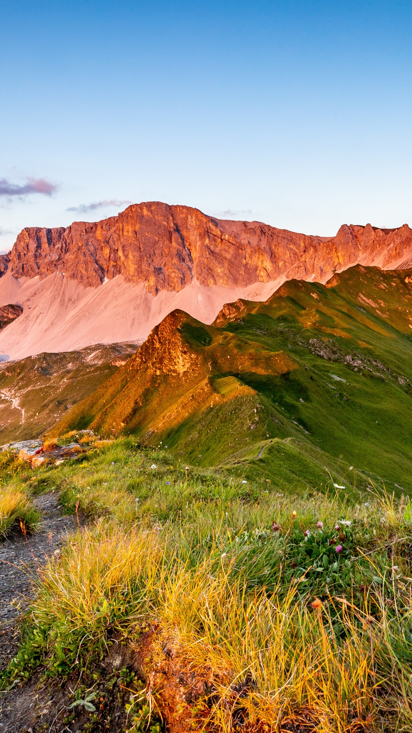 Cloud, Naturlandschaft, Piste, Gelände, Sonnenaufgang. Wallpaper in 1440x2560 Resolution