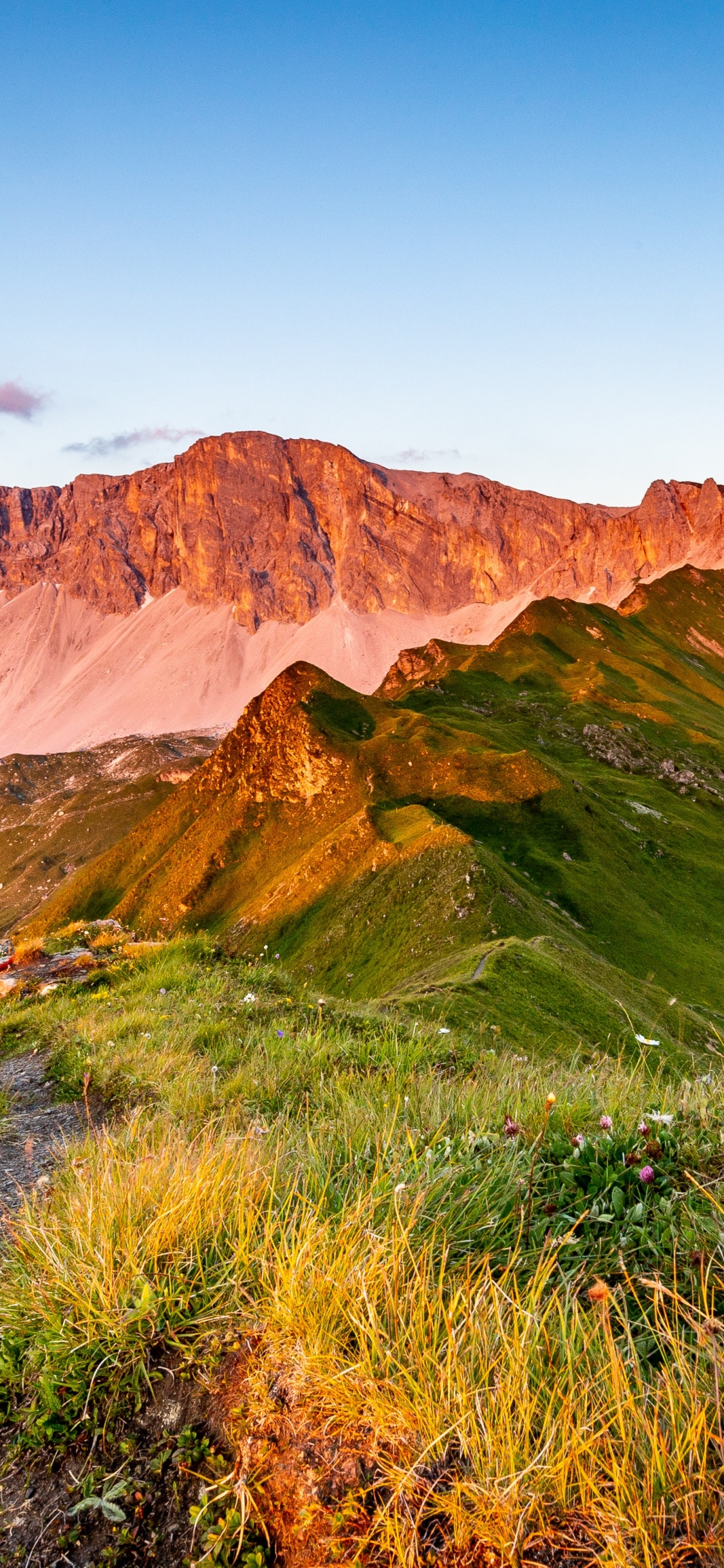 Landscape, Cloud, Mountain, Plant, Natural Landscape. Wallpaper in 1125x2436 Resolution