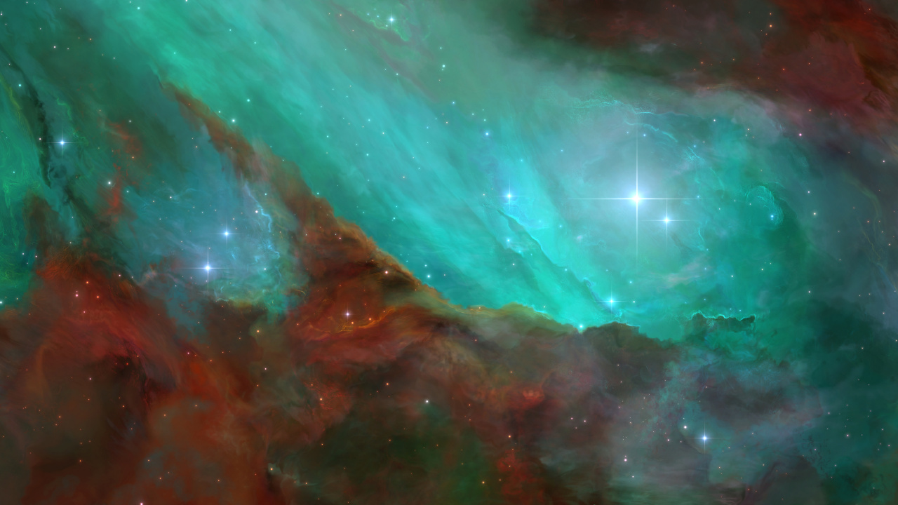 Atmosphere, Aurora, Nebula, Astronomical Object, Galaxy. Wallpaper in 1280x720 Resolution