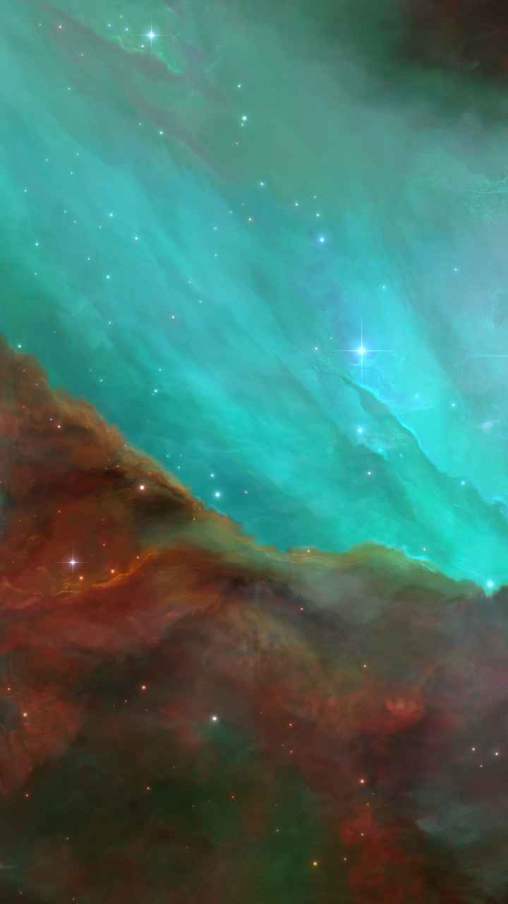 Atmosphere, Aurora, Nebula, Astronomical Object, Galaxy. Wallpaper in 720x1280 Resolution