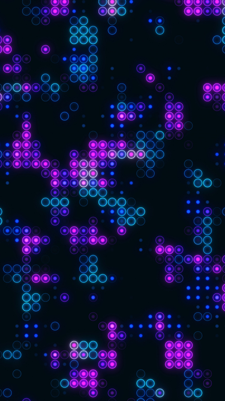 Colorfulness, Purple, Violet, Pattern, Electric Blue. Wallpaper in 750x1334 Resolution