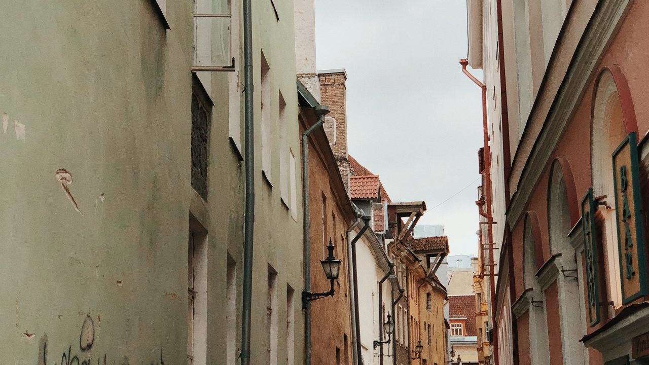 Gasse, Portugal Top Touren, Fenster, Road, Stadt. Wallpaper in 1280x720 Resolution