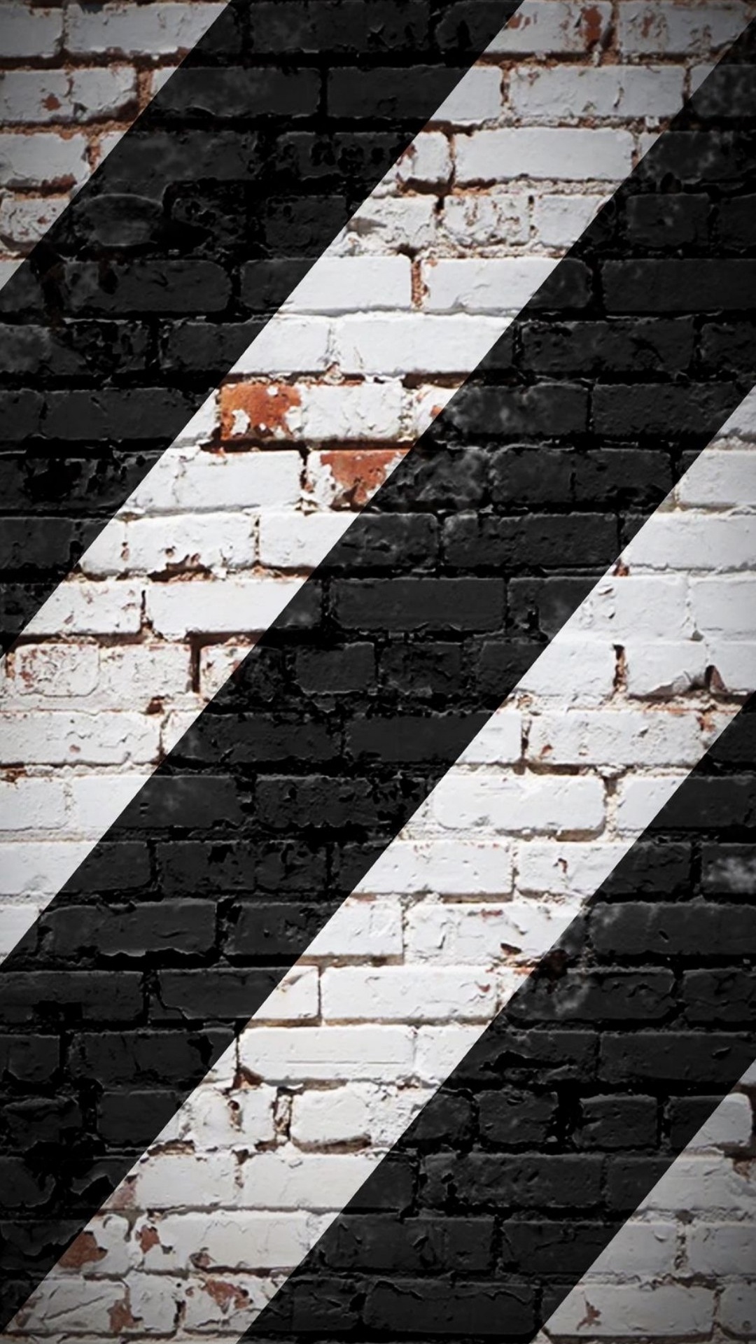 Mur, Surface de la Route, Brique, Noir et Blanc, Mur de Pierre. Wallpaper in 1080x1920 Resolution