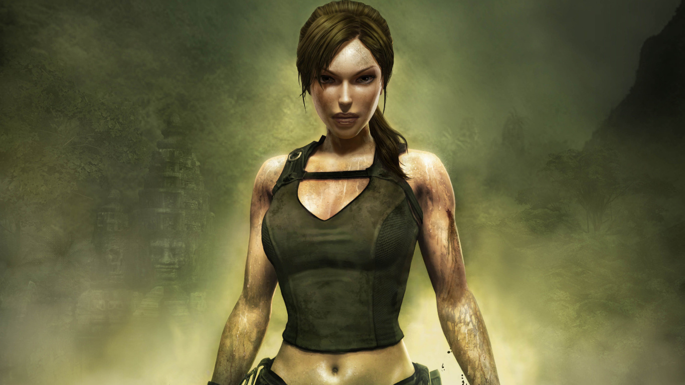 Lara Croft, Tomb Raider, Shadow of The Tomb Raider, Tomb Raider Underworld, Tomb Raider Anniversary. Wallpaper in 1366x768 Resolution