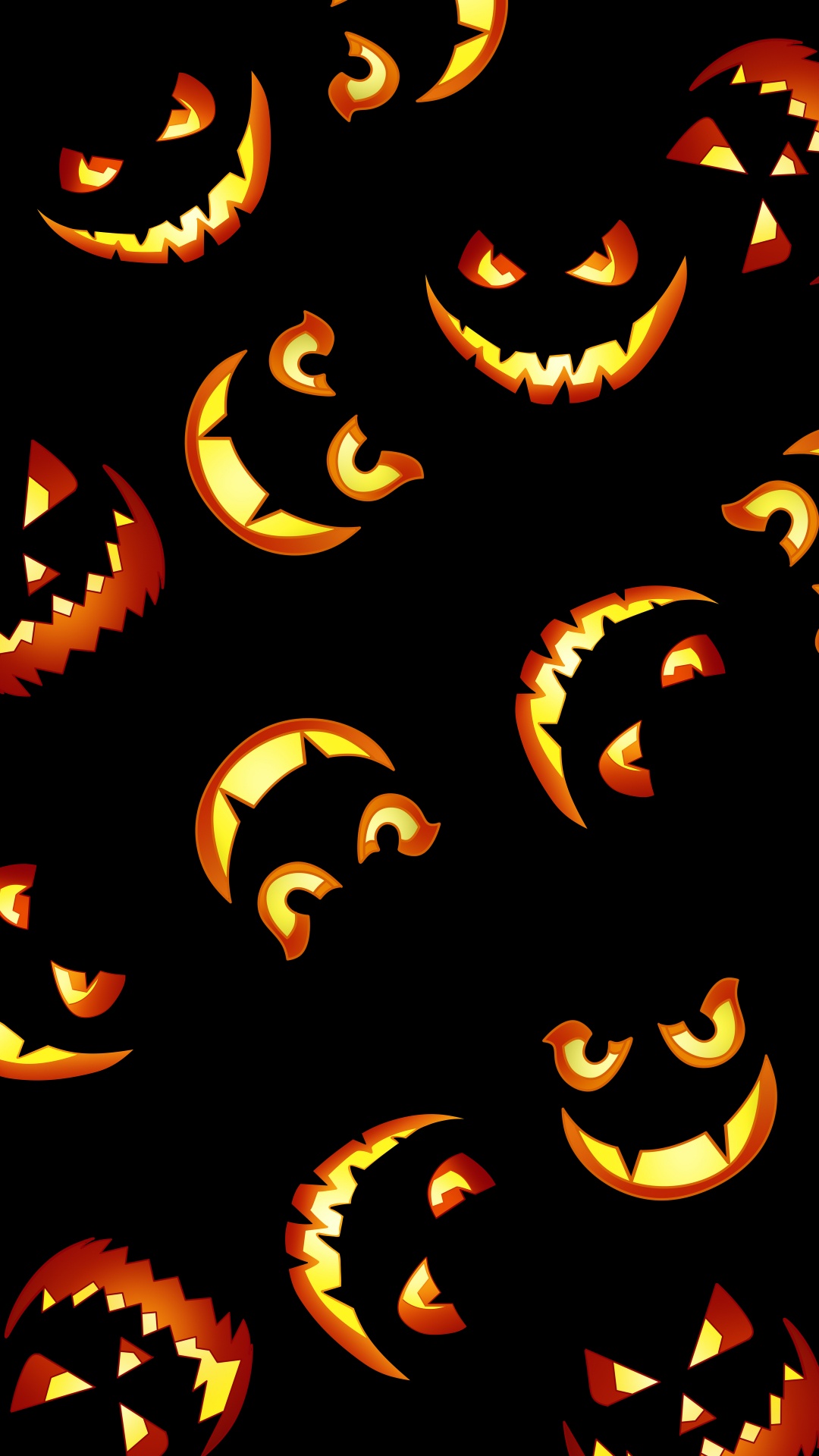 光, 黑色的, 橙色, 琥珀色, Calabaza 壁纸 1080x1920 允许