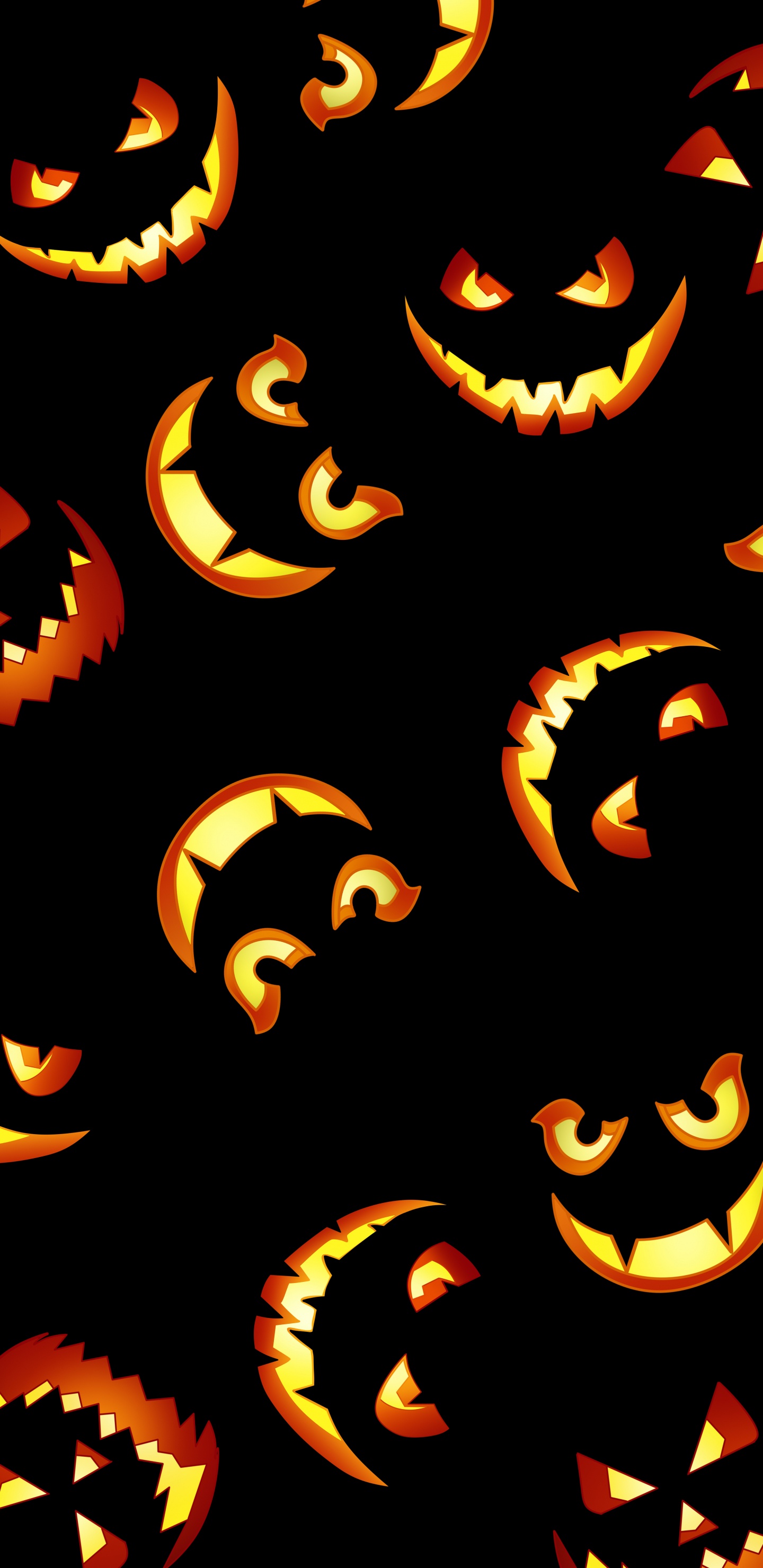 Lumière, Noir, Orange, Ambre, Calabaza. Wallpaper in 1440x2960 Resolution