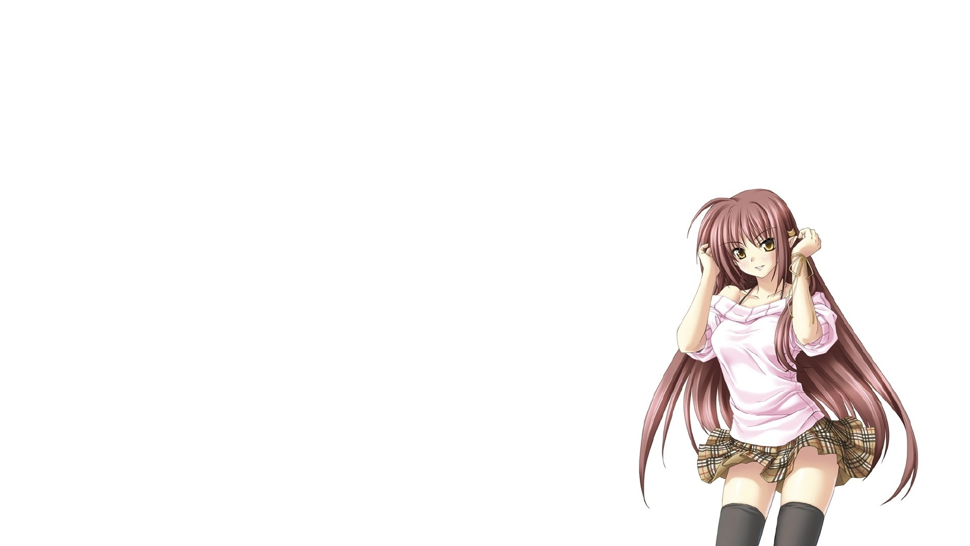 Personnage D'anime Fille Aux Cheveux Roses. Wallpaper in 1920x1080 Resolution