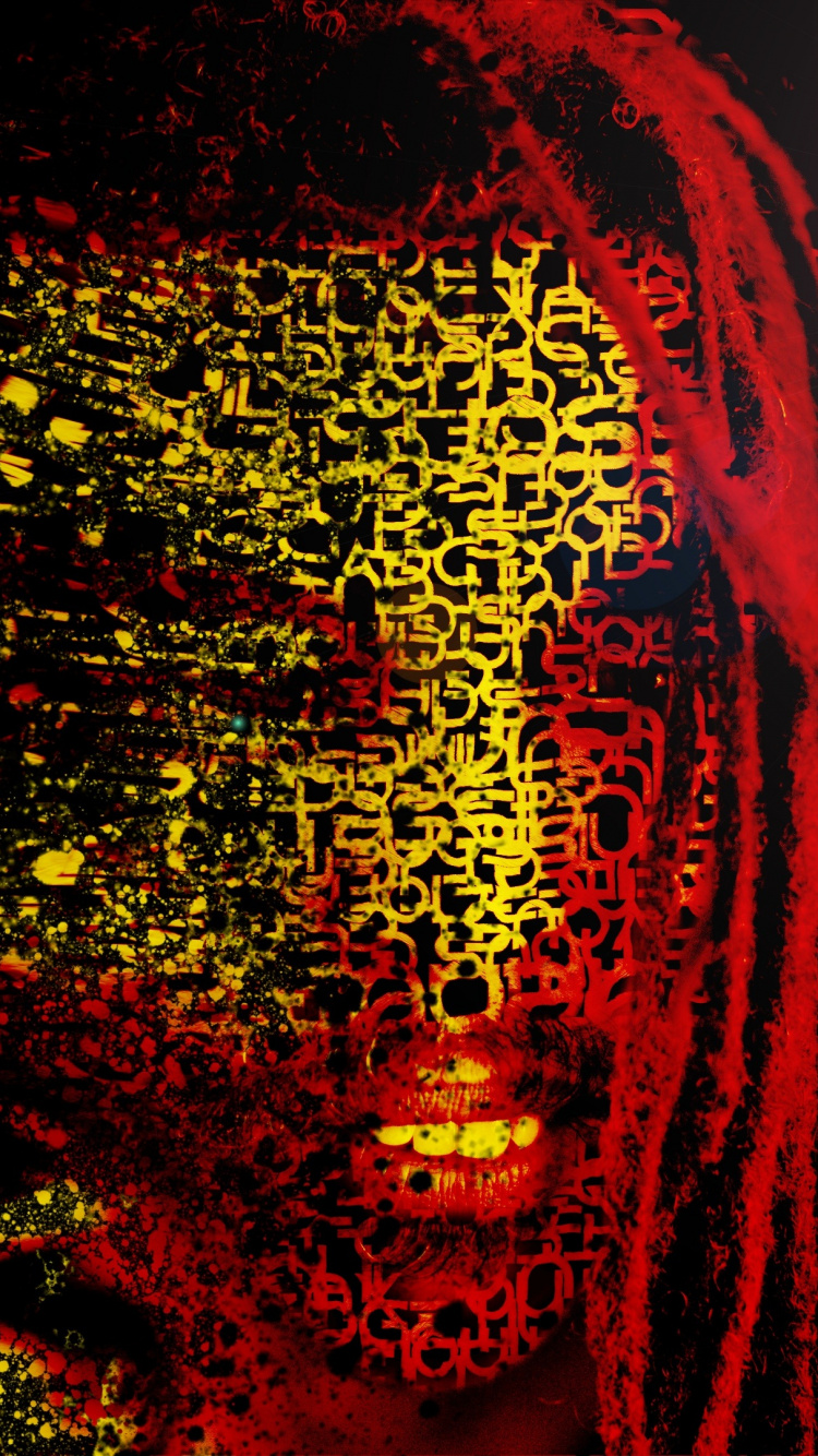 Luces de Cadena Rojas y Azules. Wallpaper in 750x1334 Resolution