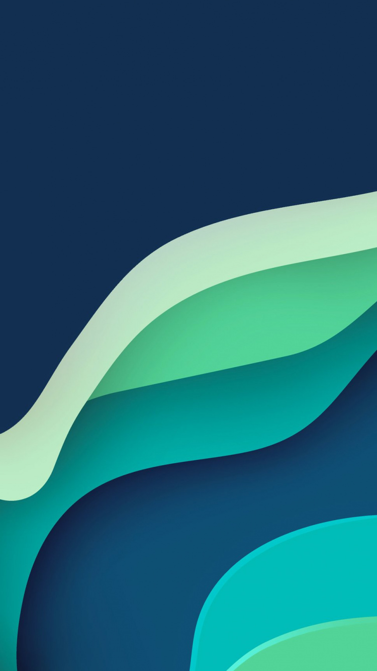 Ios, Apples, Android, Slope, Aqua. Wallpaper in 750x1334 Resolution