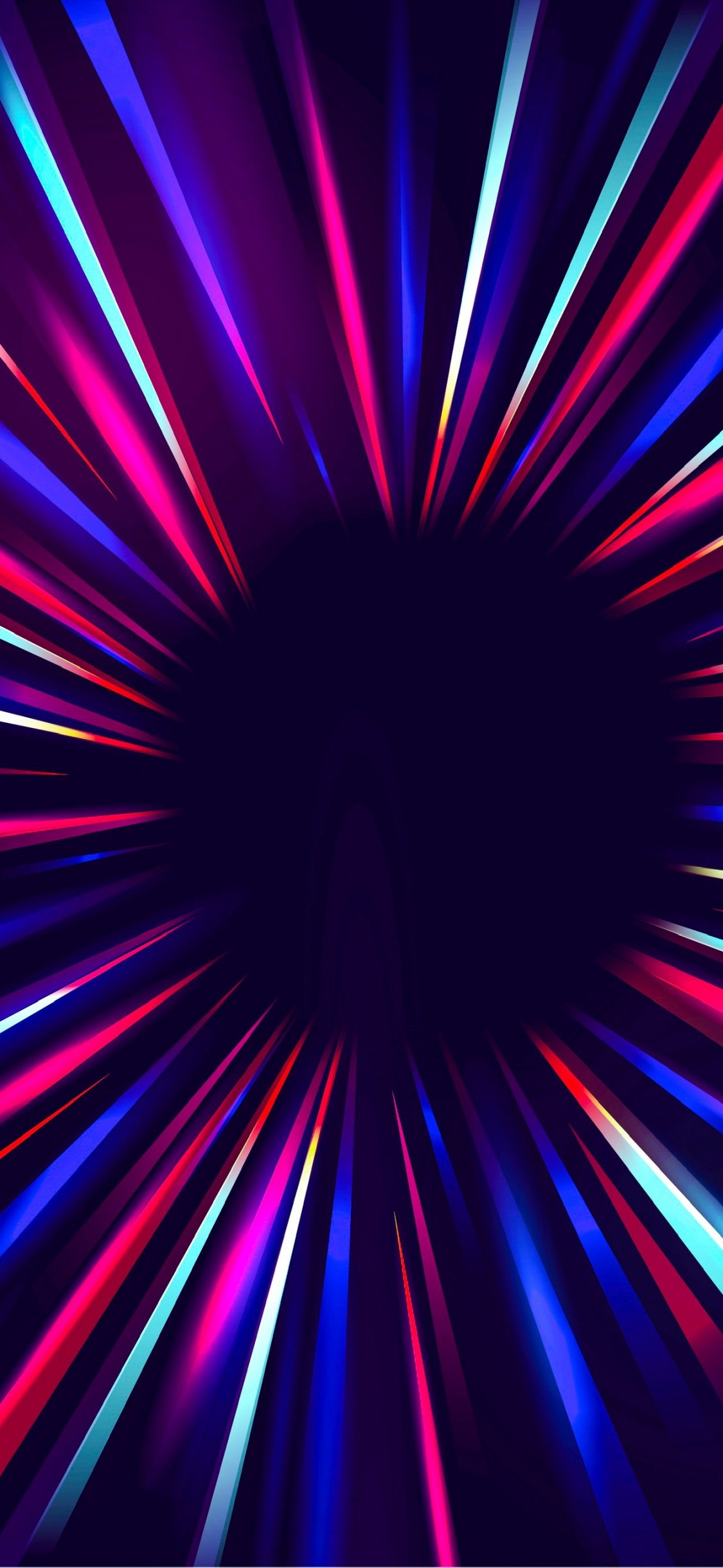 Luz, Nokia 8, Android, Violeta, Morado. Wallpaper in 1125x2436 Resolution