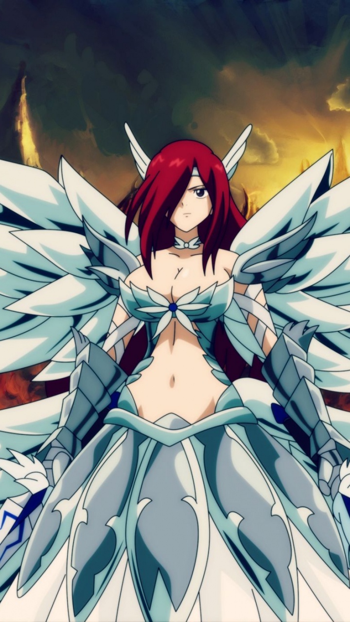 Personaje de Anime Femenino de Pelo Azul. Wallpaper in 720x1280 Resolution