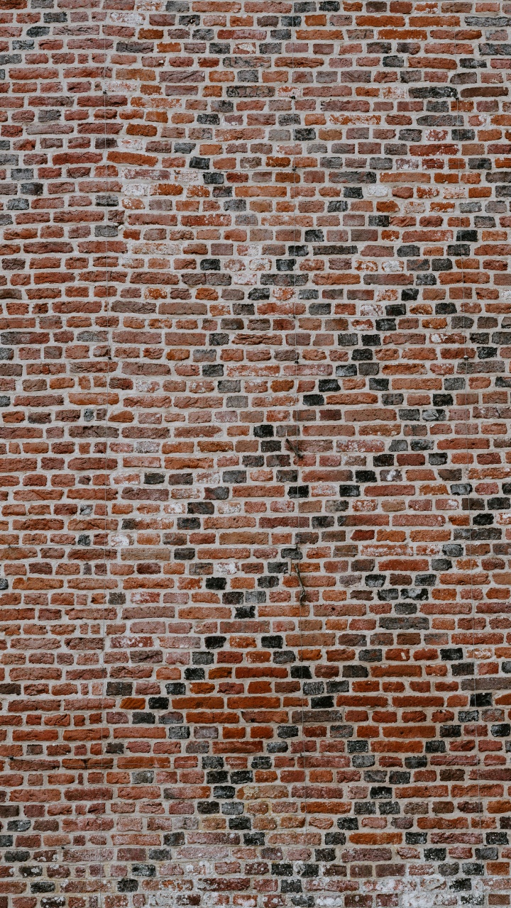 Brown and Black Brick Wall. Wallpaper in 720x1280 Resolution