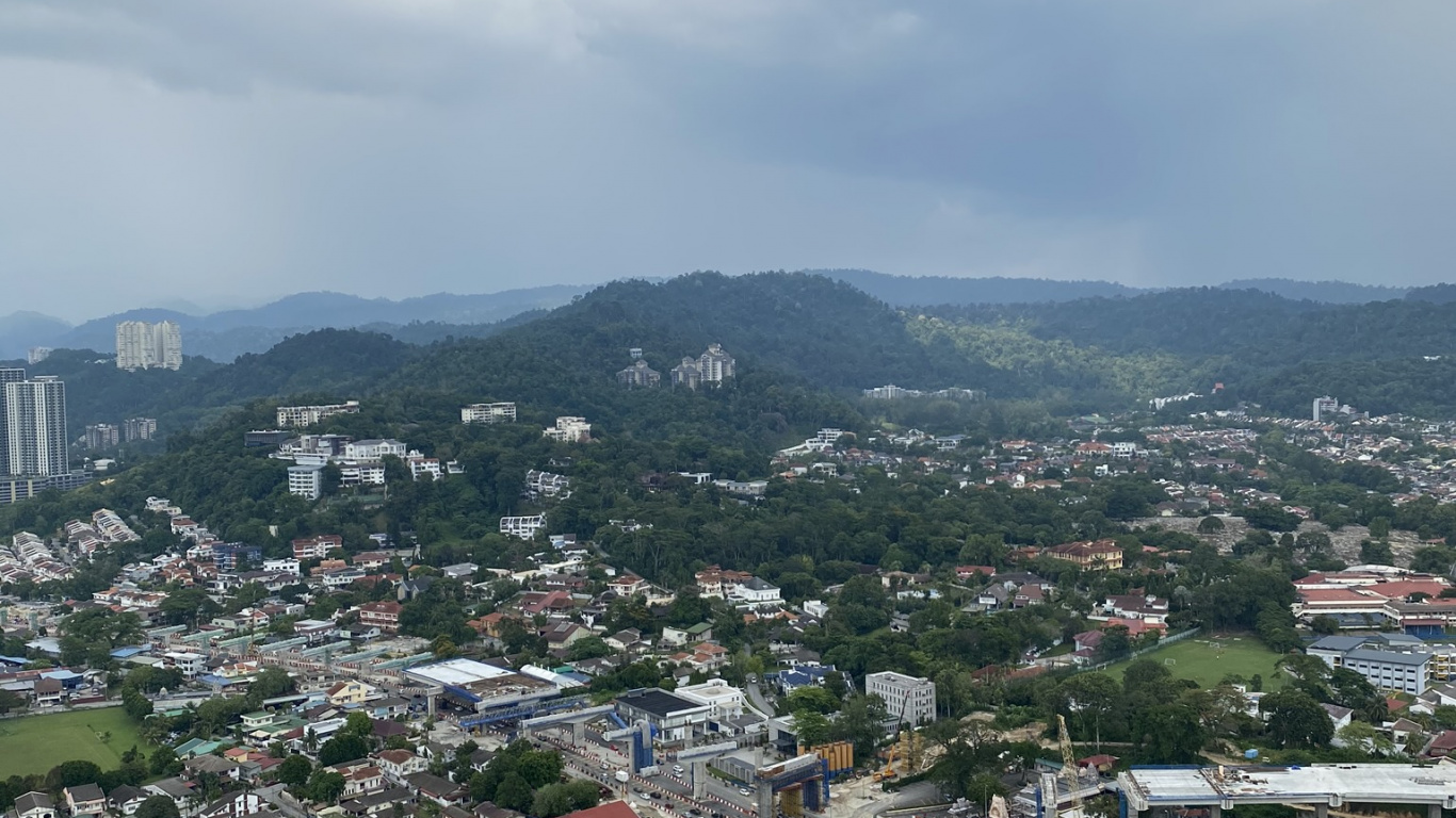 住宅区, 街区, 城市, 鸟瞰图 壁纸 1366x768 允许