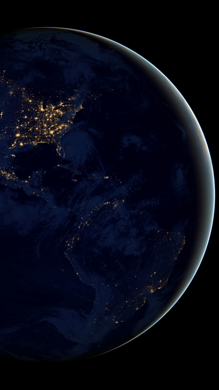 Planeta Tierra Azul y Blanco. Wallpaper in 750x1334 Resolution