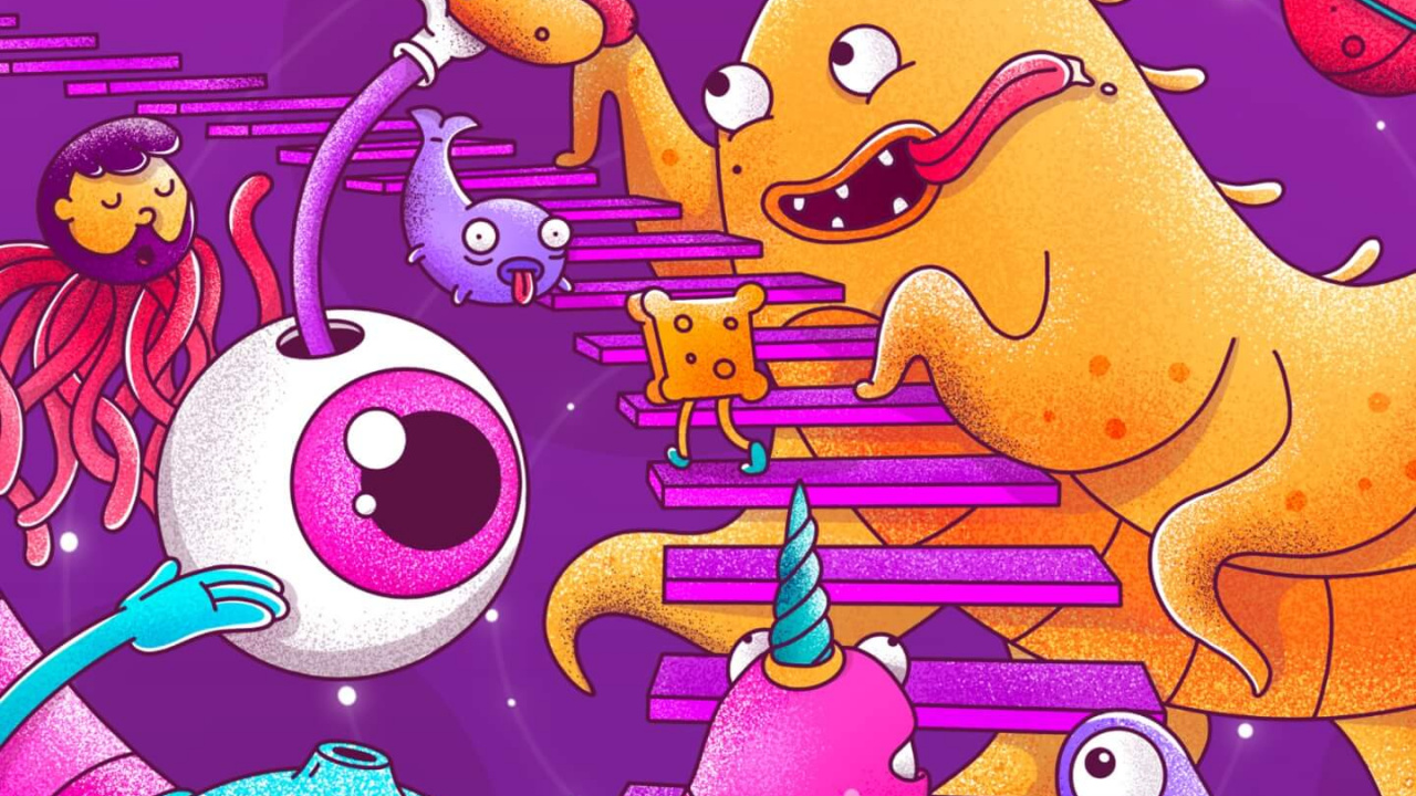 Cartoon, Lumière, Purple, Art, Pink. Wallpaper in 1280x720 Resolution