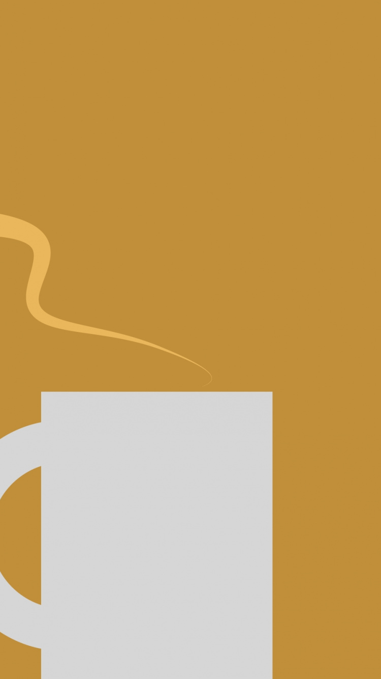 Illustration Orange et Blancs. Wallpaper in 750x1334 Resolution
