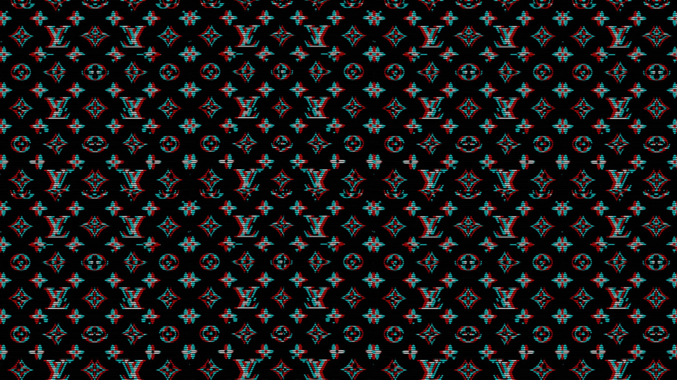 Louis Vuitton, Supreme, Pattern, Design, Shopping. Wallpaper in 1366x768 Resolution