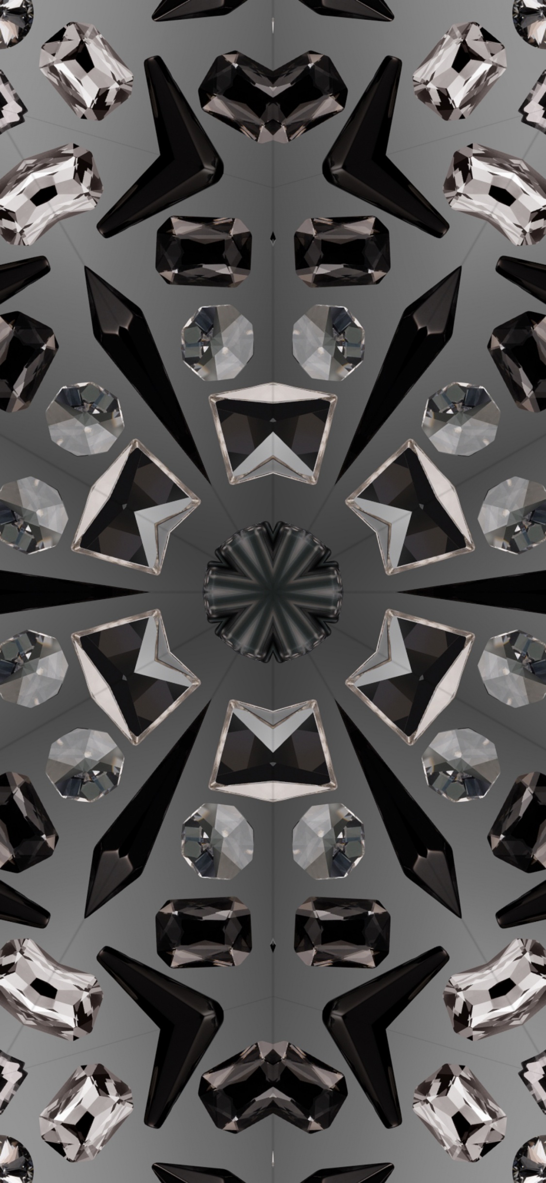 Apple, IOS, Kaléidoscope, Ios 17, White. Wallpaper in 1125x2436 Resolution