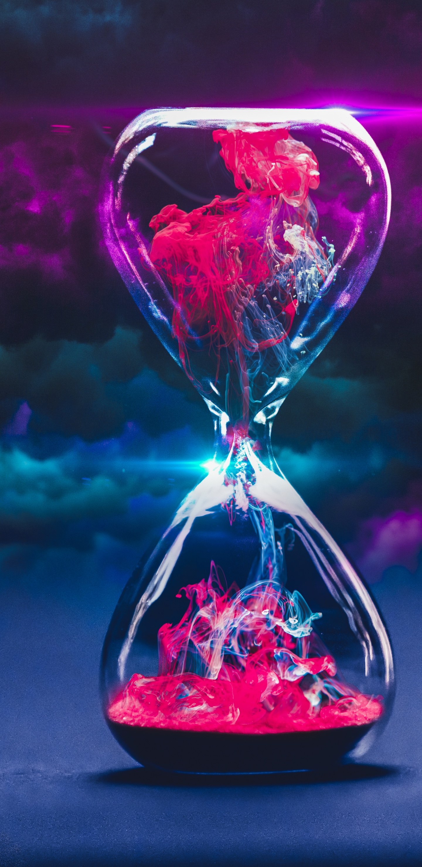 Reloj, Android, Teléfono, Cristalería, Copas. Wallpaper in 1440x2960 Resolution