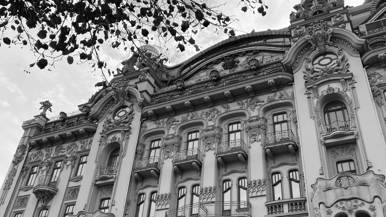 Hito, la Arquitectura Clásica, en Blanco y Negro, Faade, Historia. Wallpaper in 1280x720 Resolution