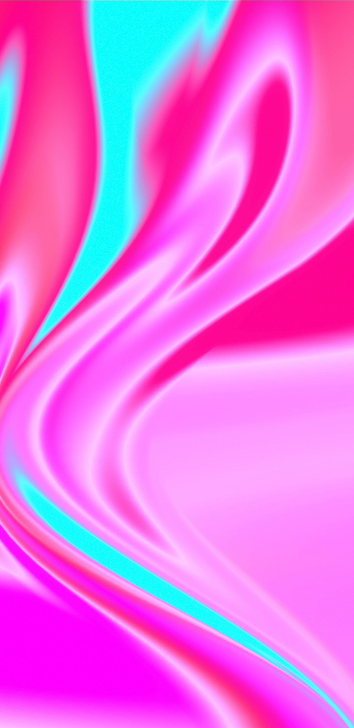 Lila Und Rosa Lichtillustration. Wallpaper in 1440x2960 Resolution