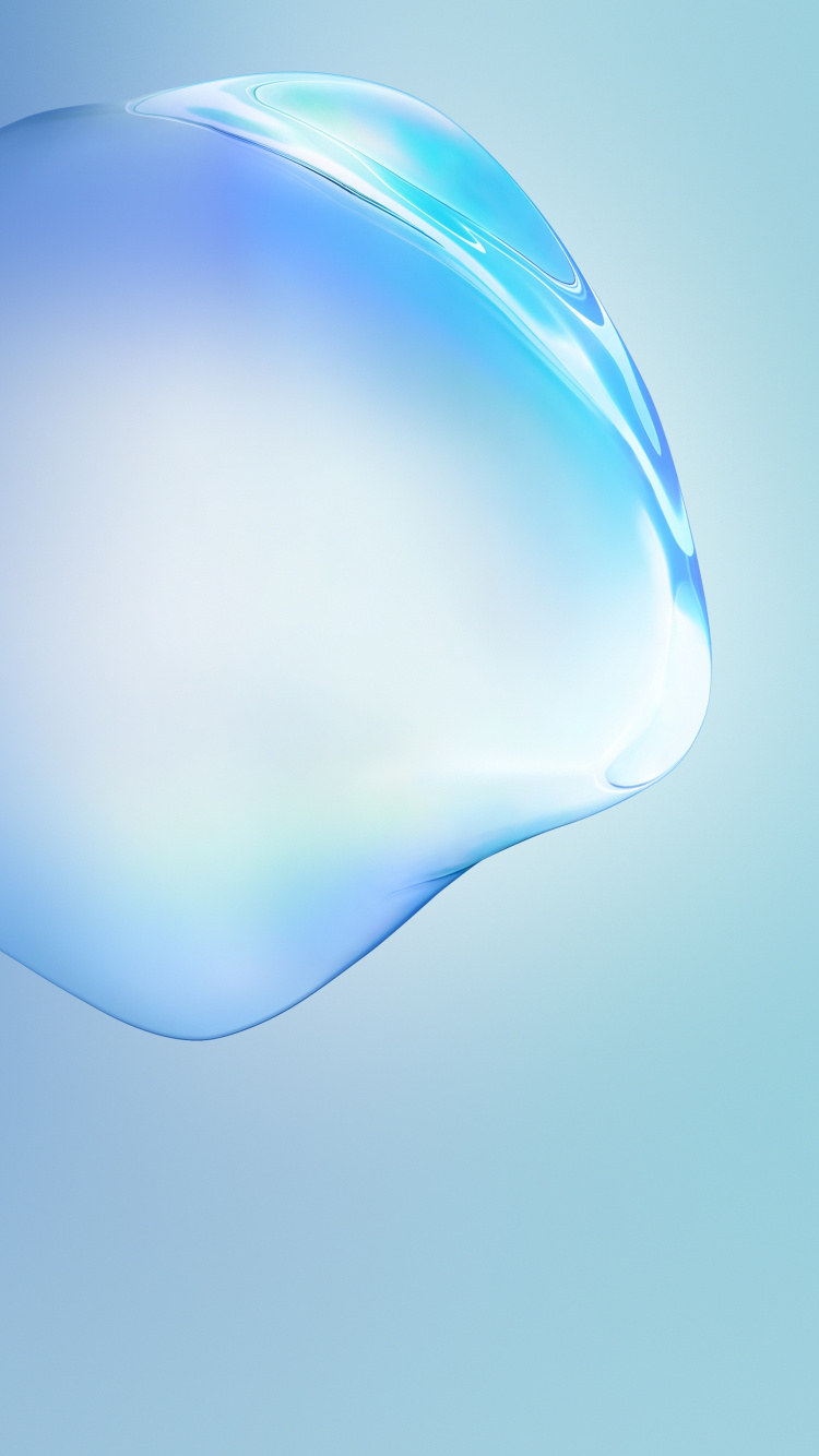 注意10股票, 智能手机, 安卓, Android 10, Azure 壁纸 750x1334 允许