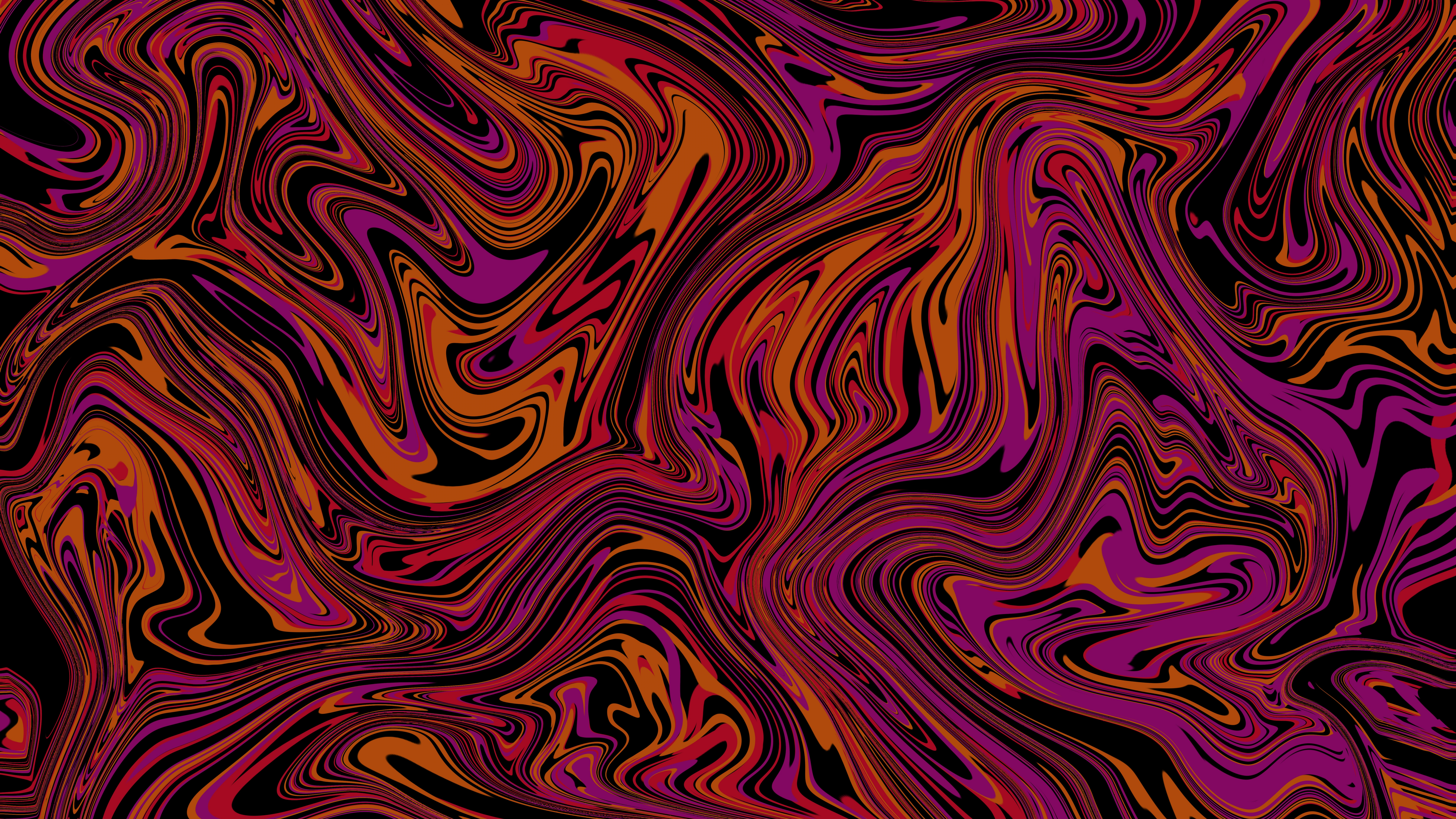 Purple Black and Yellow Abstract Painting. Wallpaper in 7680x4320 Resolution