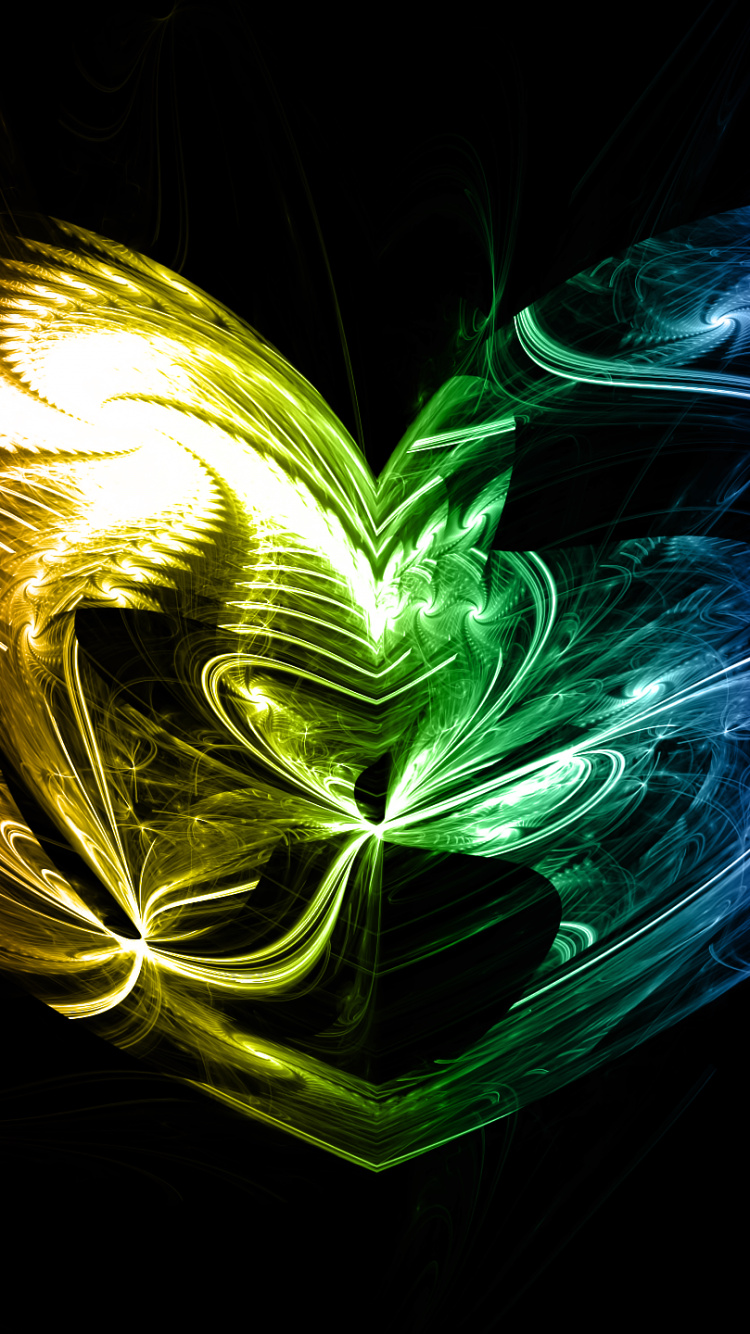 Arte Fractal, Arte, Gas, El Efecto Visual de la Iluminación, Patrón. Wallpaper in 750x1334 Resolution