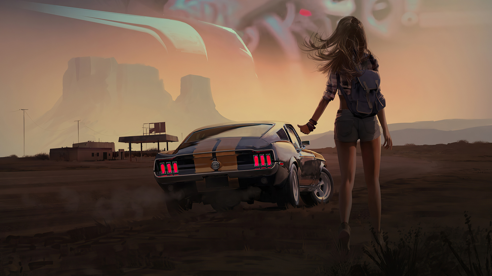 Ford Mustang, Cars, Tire, Wheel, Hood. Wallpaper in 1920x1080 Resolution