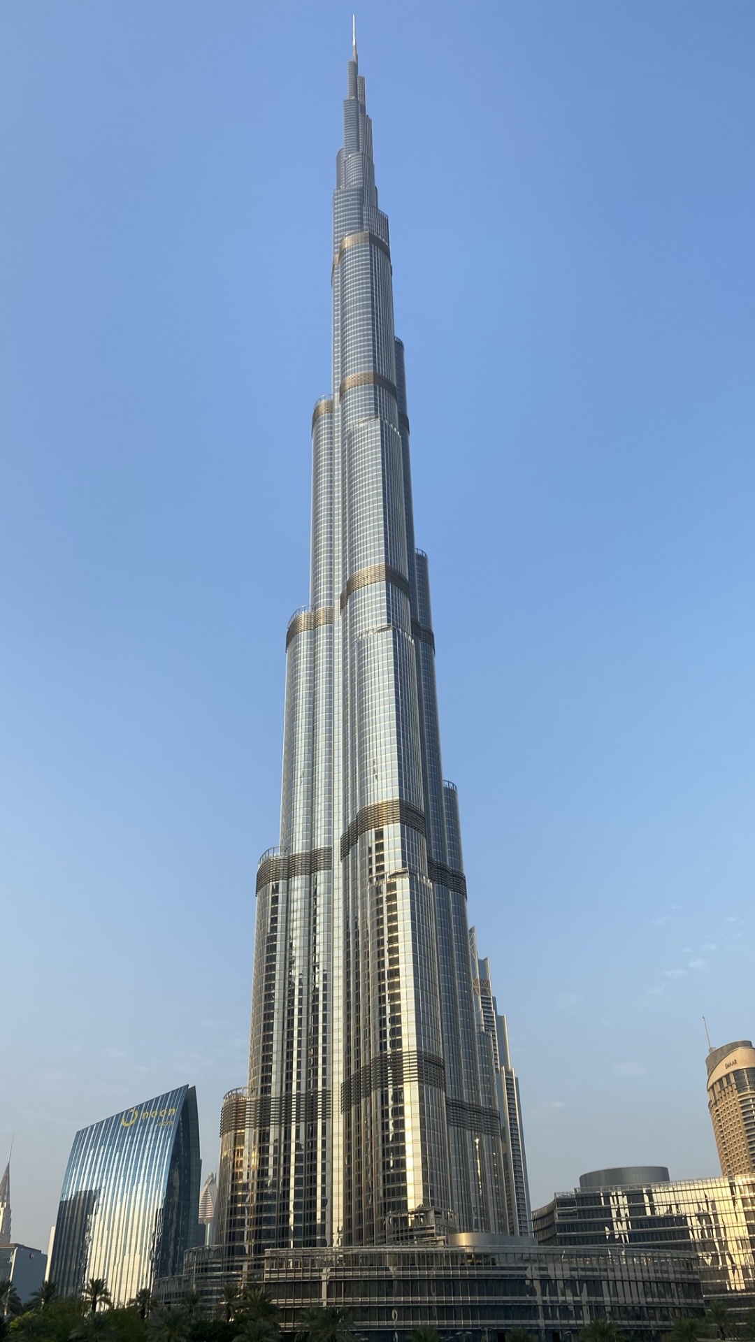 Dubai, Burj Khalifa, Monumento Histórico Nacional, Torre de Bloques, Arquitectura. Wallpaper in 1080x1920 Resolution