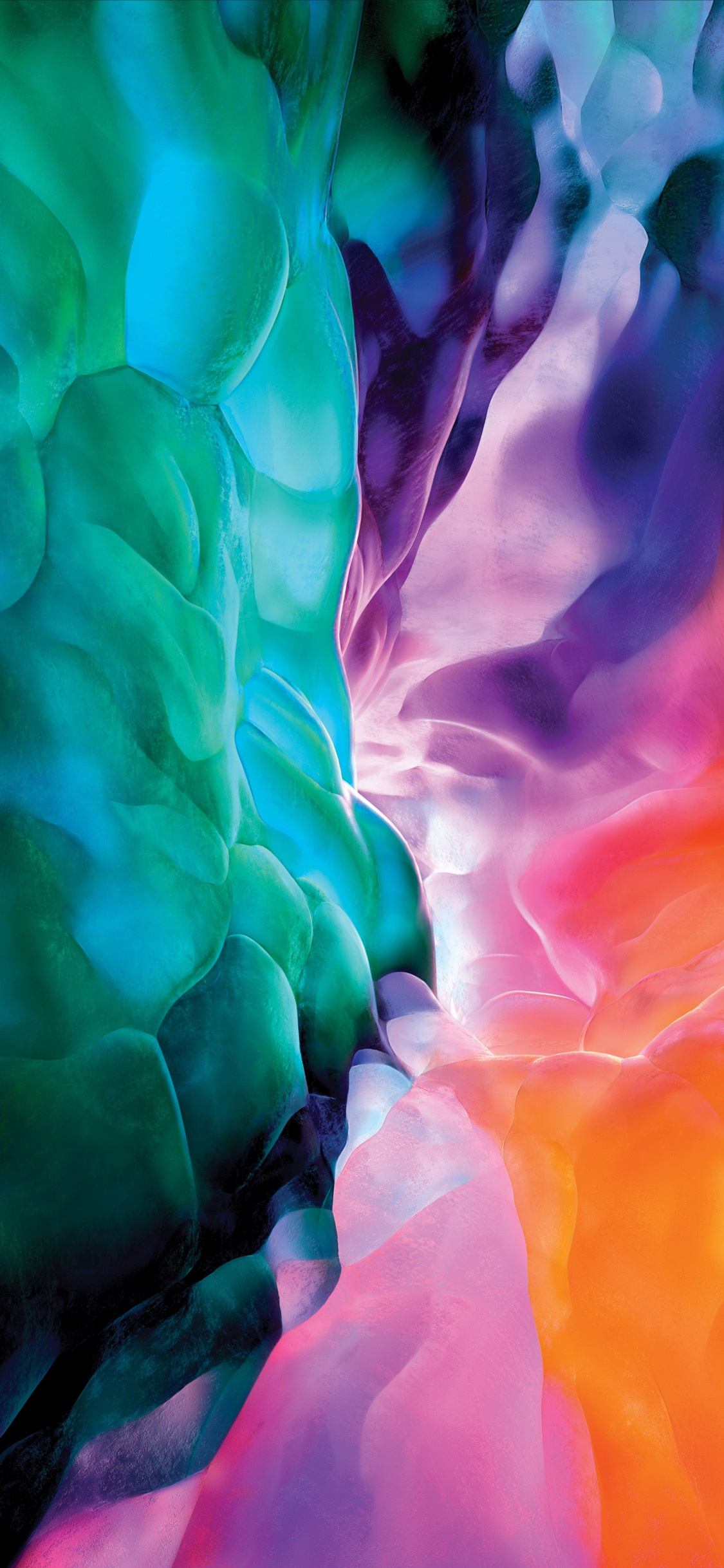 IPad, Ipad Pro, IPad Pro 2020, Apple, la Pureté de la Couleur. Wallpaper in 1125x2436 Resolution